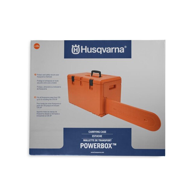 Husqvarna 18.25 in Chainsaw Case Carrying Case Assembly Instructions Chain Oil