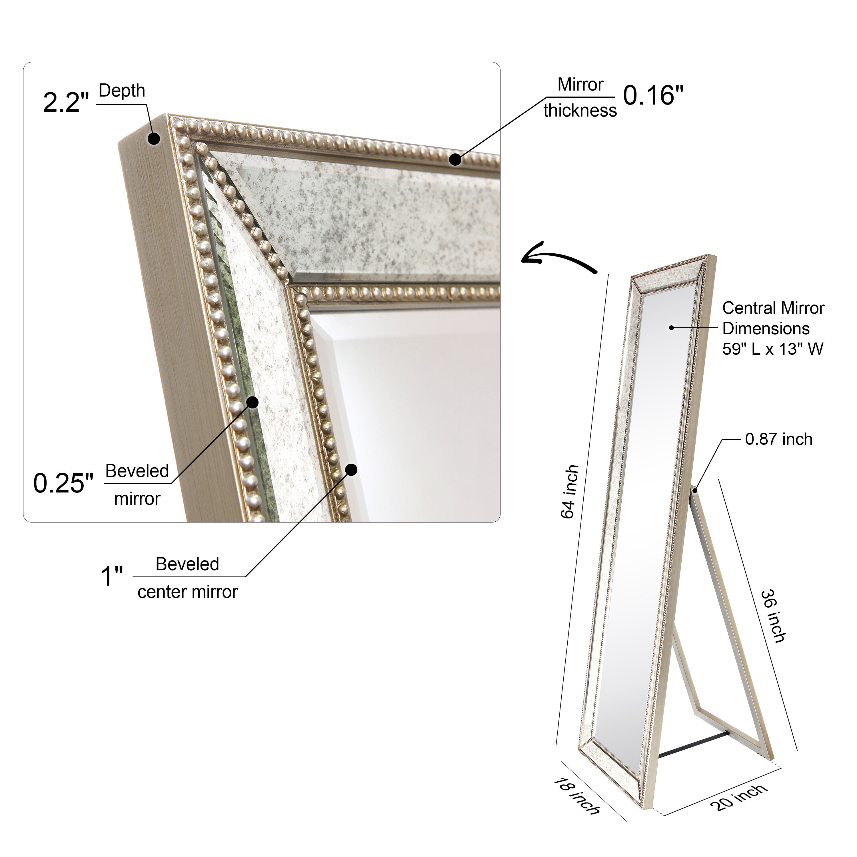 Empire Art Direct MOM-20210ANP-6418 Decor-Mirrors - View #8