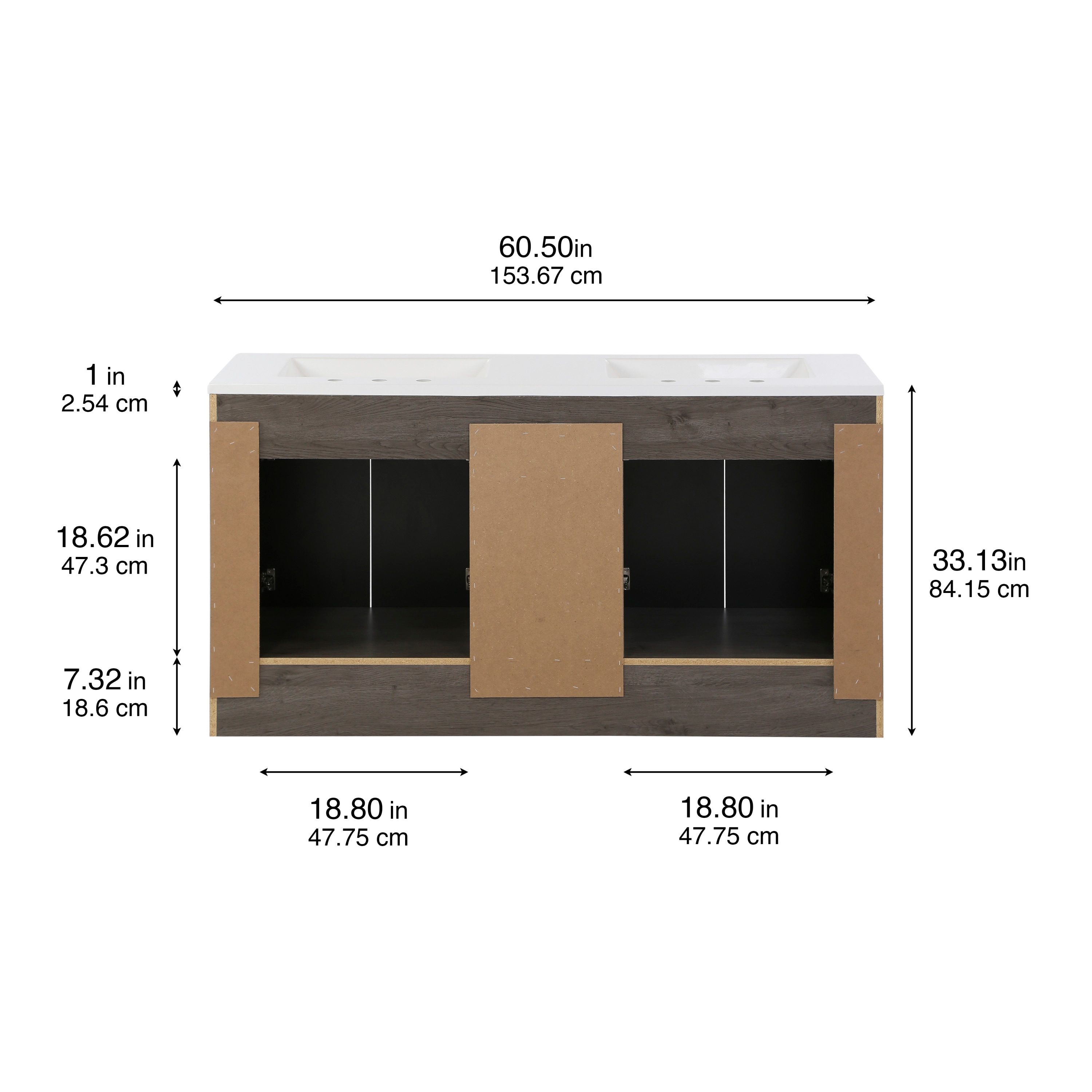 Diamond NOW C60W30053 Bath-Vanity-Combo - View #17