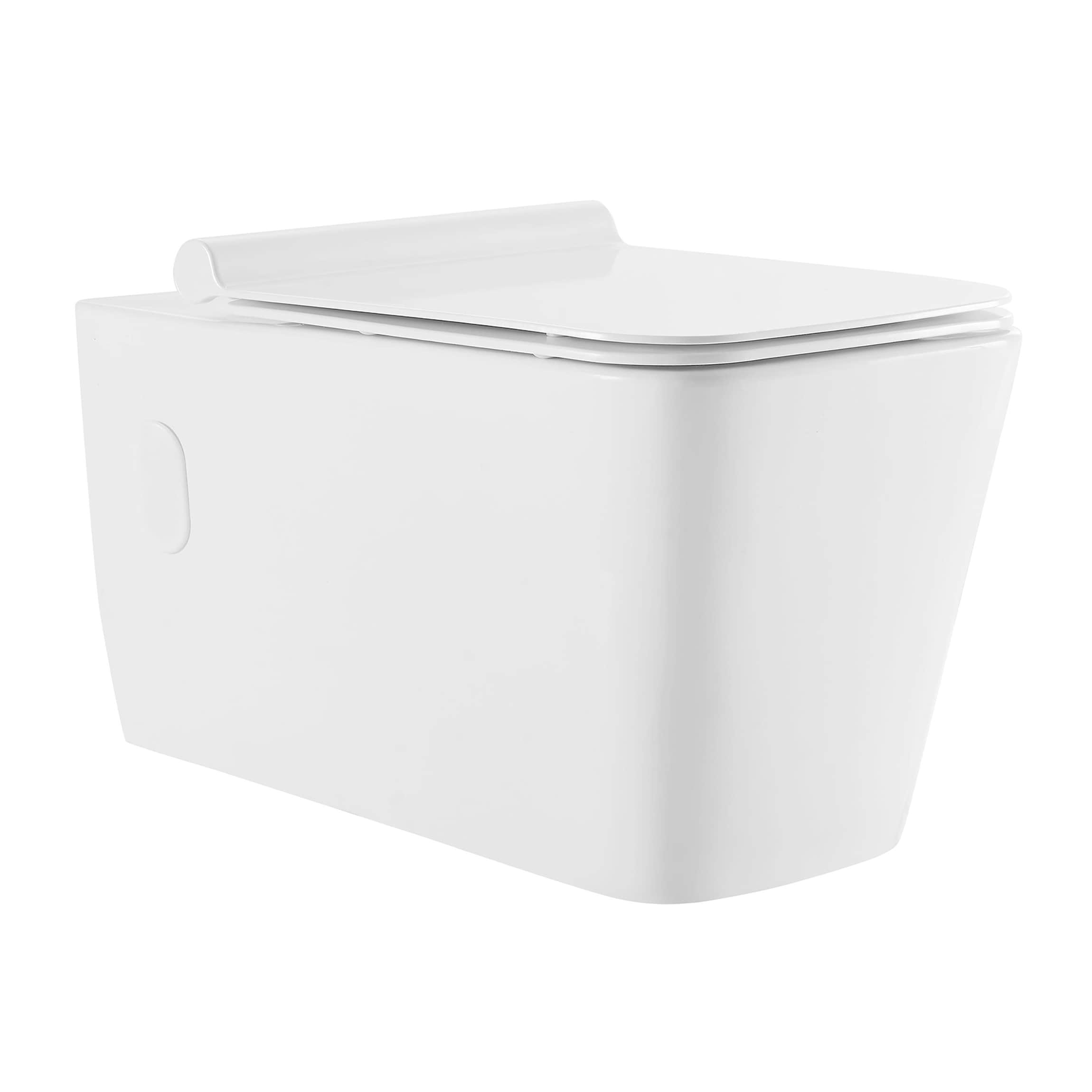Swiss Madison SM-25-BFBAS03WH Bastille Glossy White Square Standard height Toilet Bowl