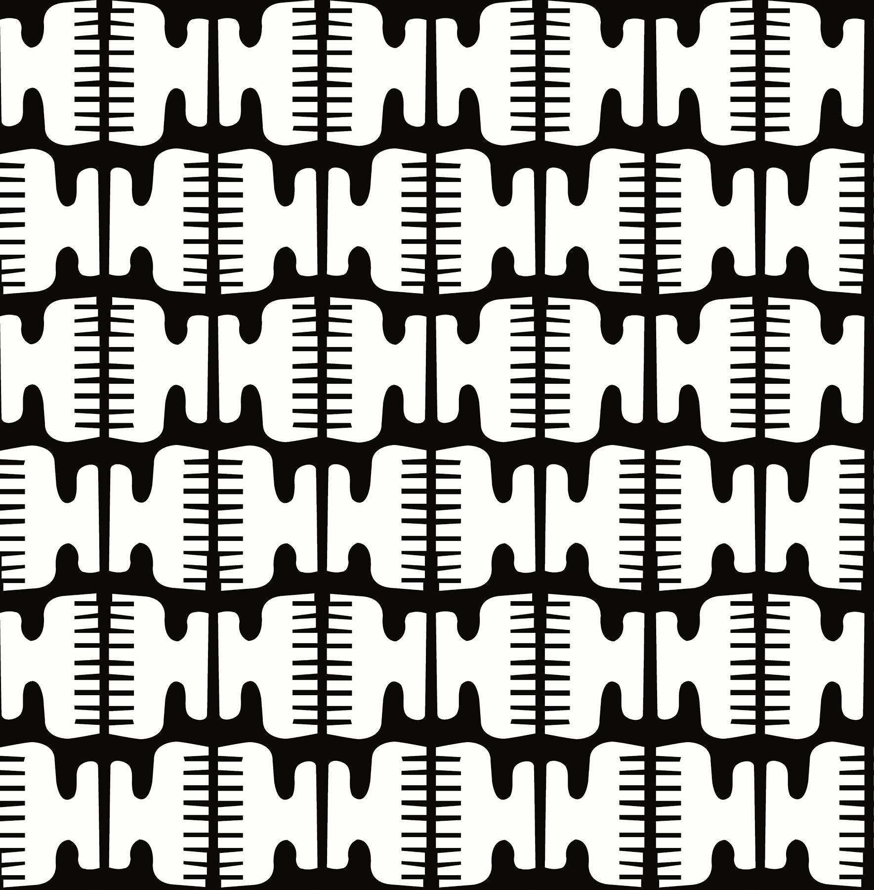 Black Pepper Paperie BPS4051 30.75-sq ft Black Vinyl Geometric Self-adhesive Peel and Stick Wallpaper