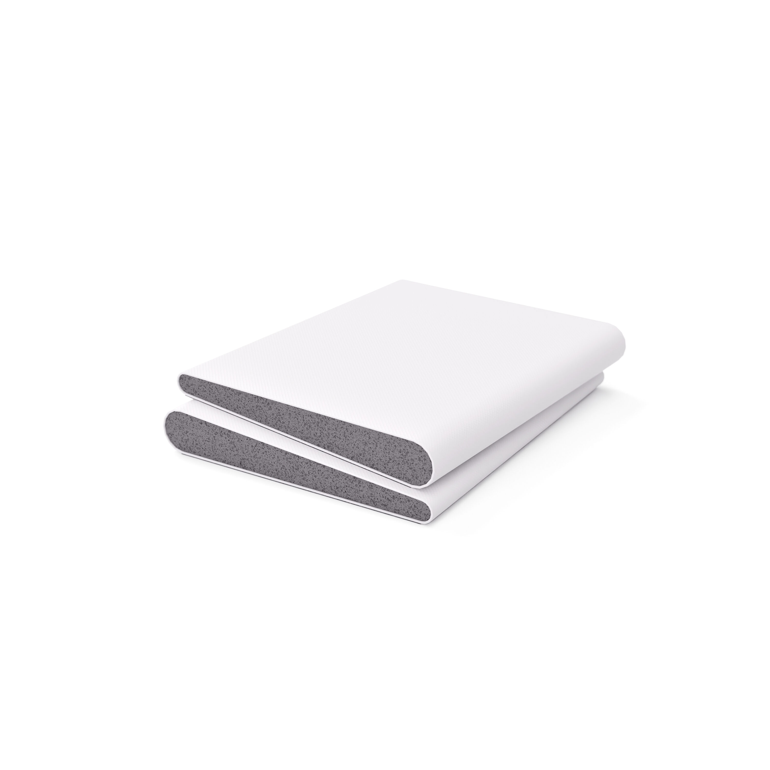 M-D 1-3/4-in x 1-1/4-in x 1/8-in White Vinyl/Foam Door Weatherstrip 2 -Pack