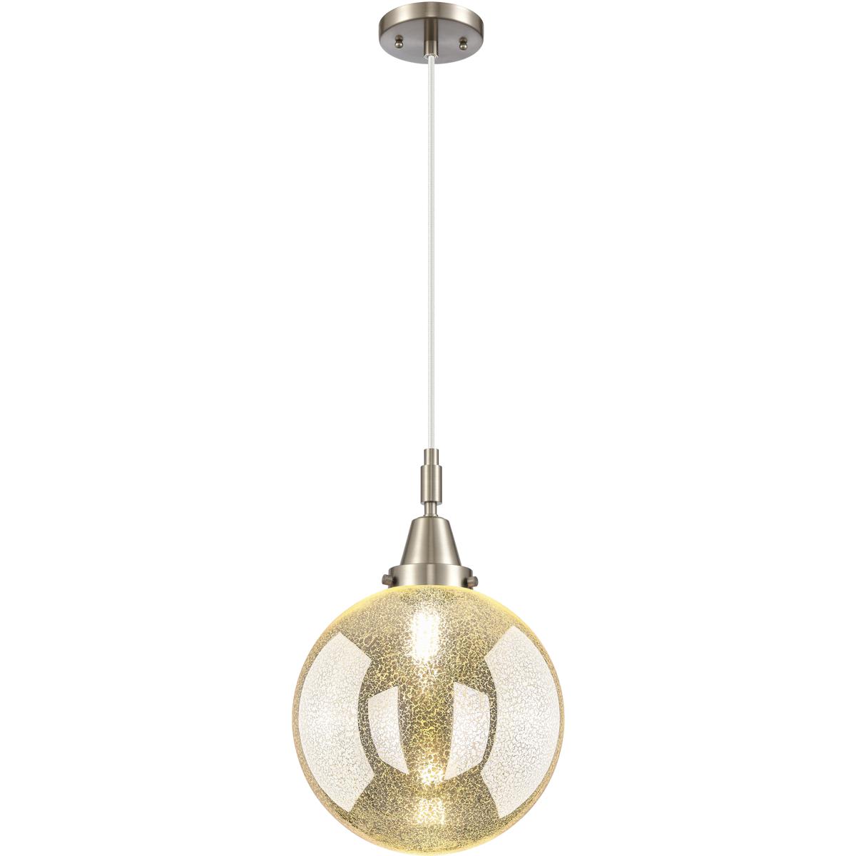Innovations Lighting 2856956 447-1P-SN-G208-10 Beacon Mini Pendant Brushed Satin Nickel