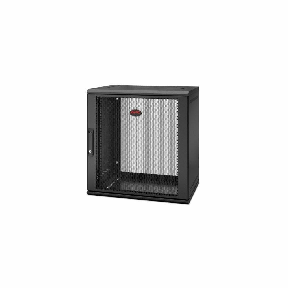 APC DAHD111752  AR112SH4 NetShelter WX 12U Single Hinged Wall Mount Enclosure 400 mm Deep- Black