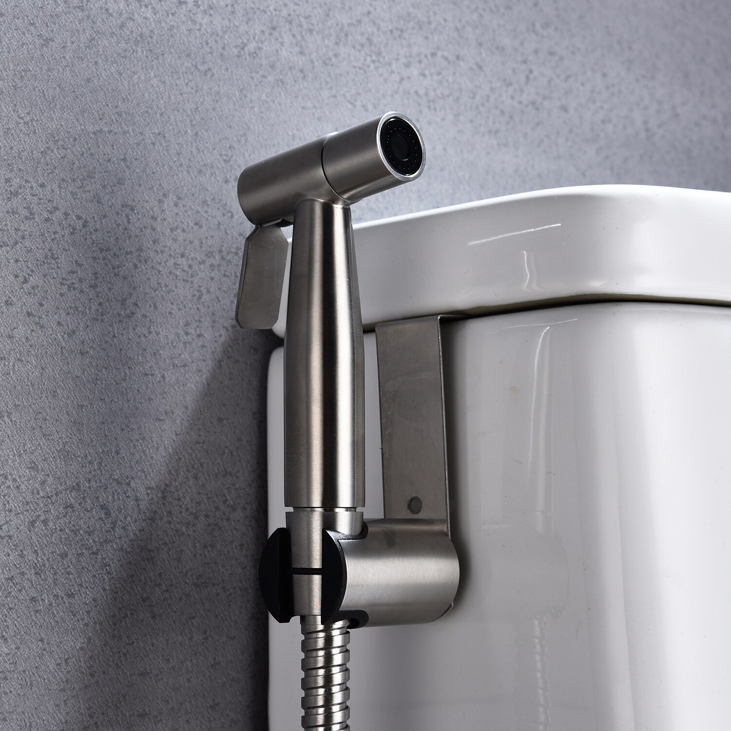 Arofa Handheld Toilet Bidet Sprayer for Toilet-Adjustable Water Pressure  Control with Bidet Hose for Feminine Wash, Stainless Steel Brushed Nickel