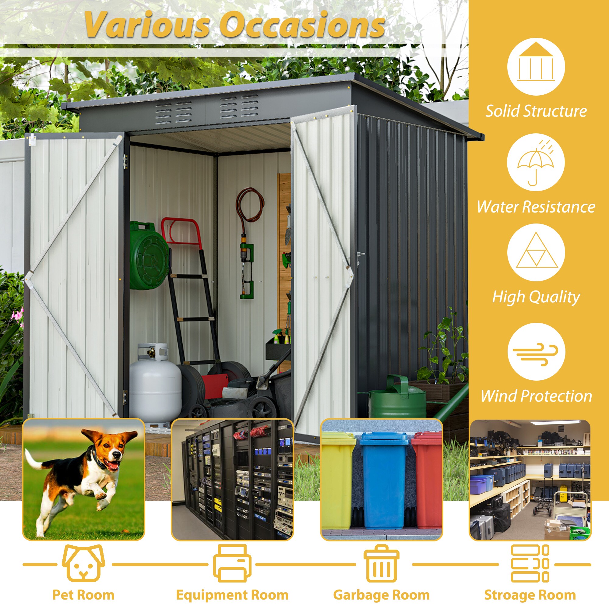 Mondawe MD-WWC00063 Metal-Storage-Buildings-Sheds - View #8
