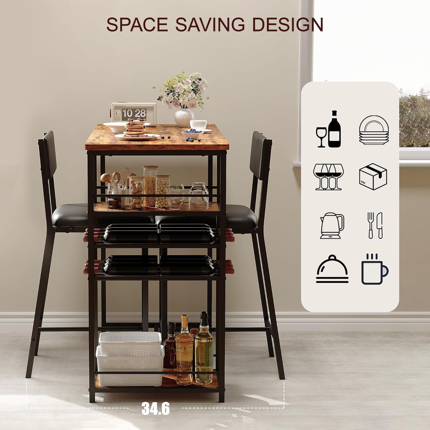 Qeetex DHZ-PHO-345JMKQ5 Dining-Sets - View #4