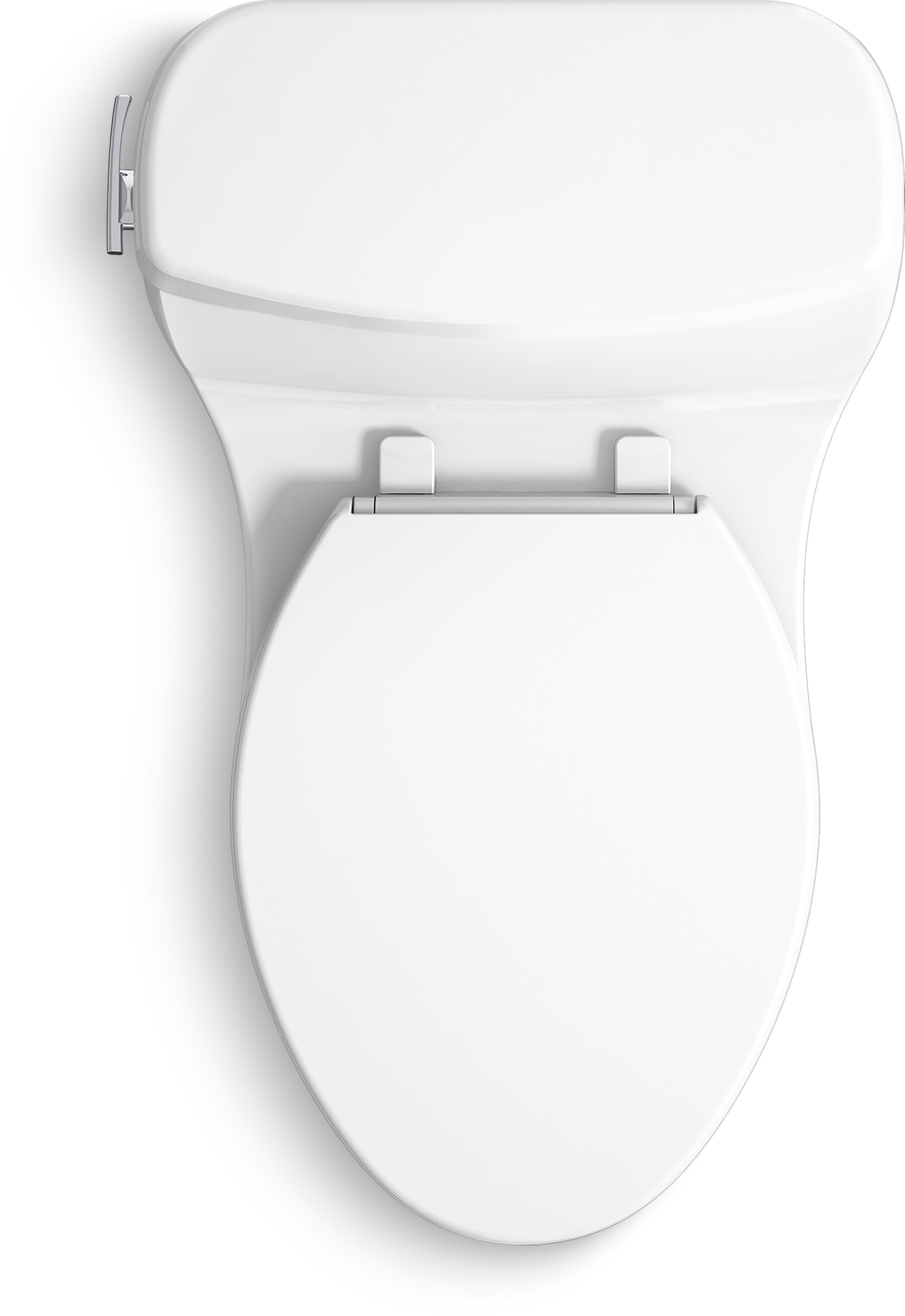 Santa Rosa White Compact Elongated One-Piece Toilet