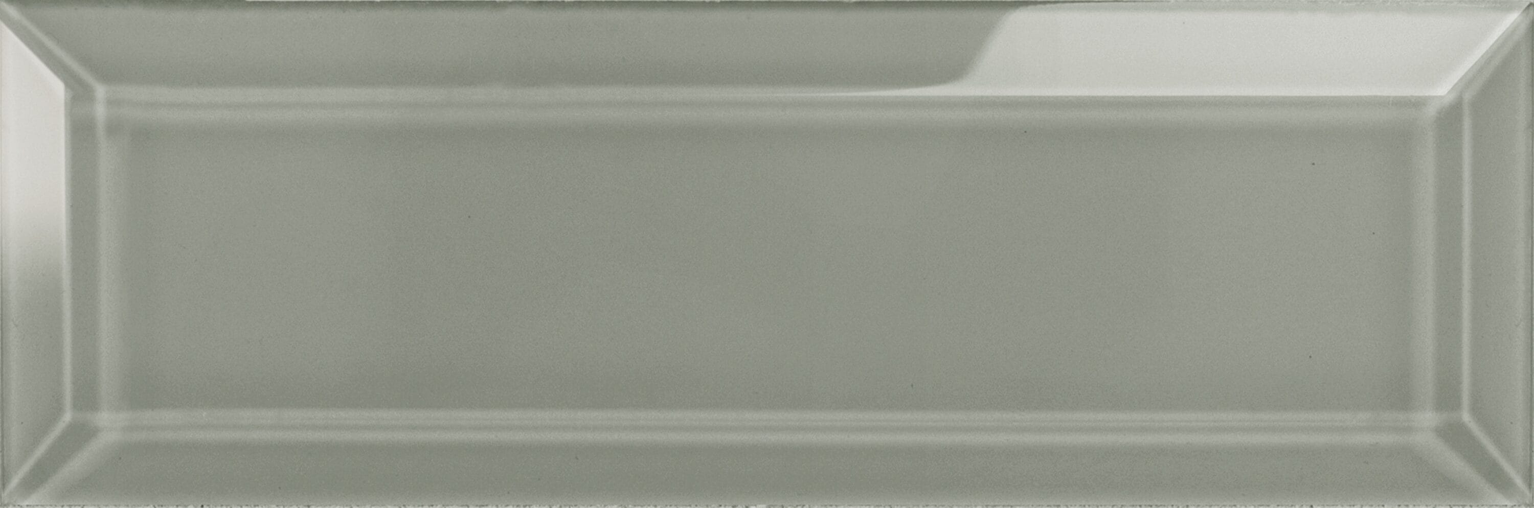 Satori Element Smoke Beveled 3-in x 9-in Glossy Glass Subway Floor and Wall Tile ( 4.95-sq ft Carton )