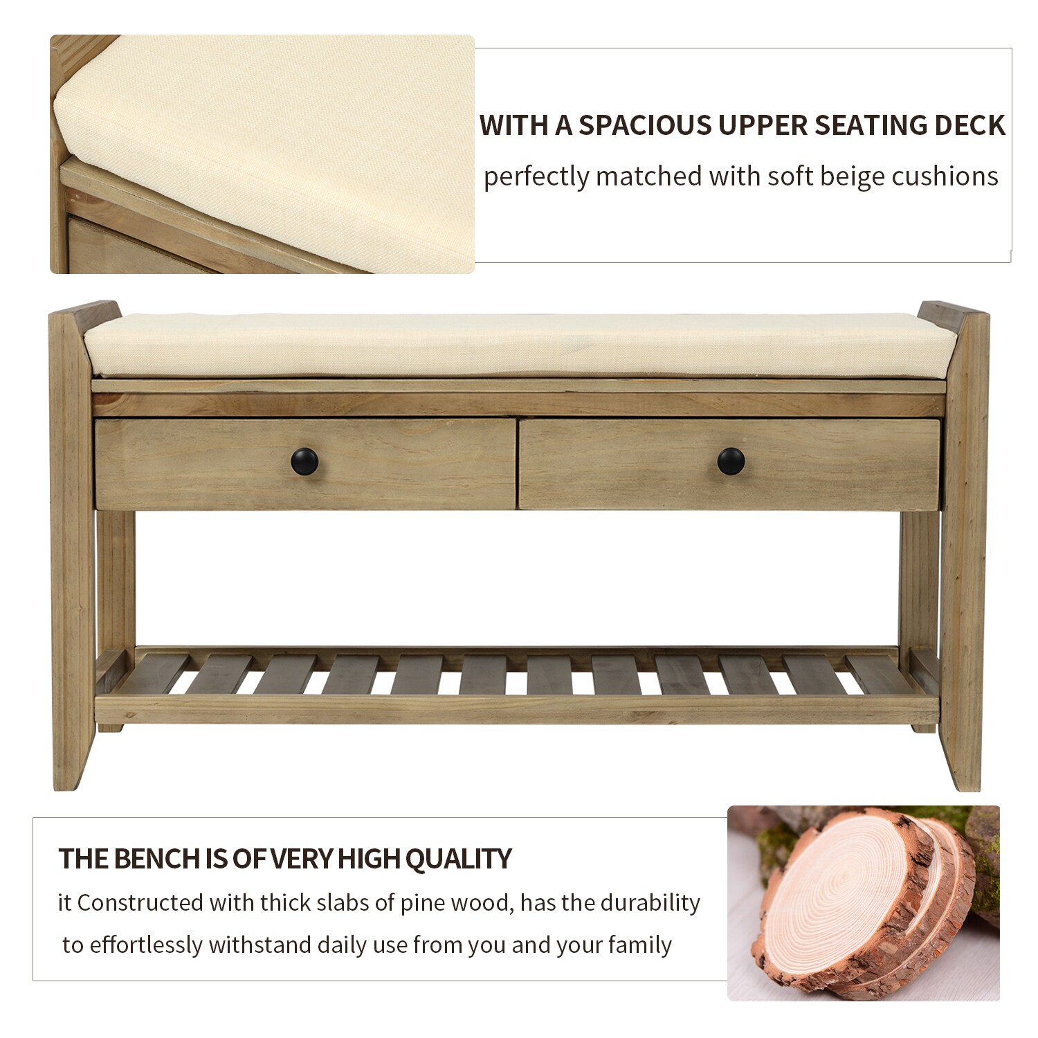 Mondawe OR-W5385M-TR bench - View #5