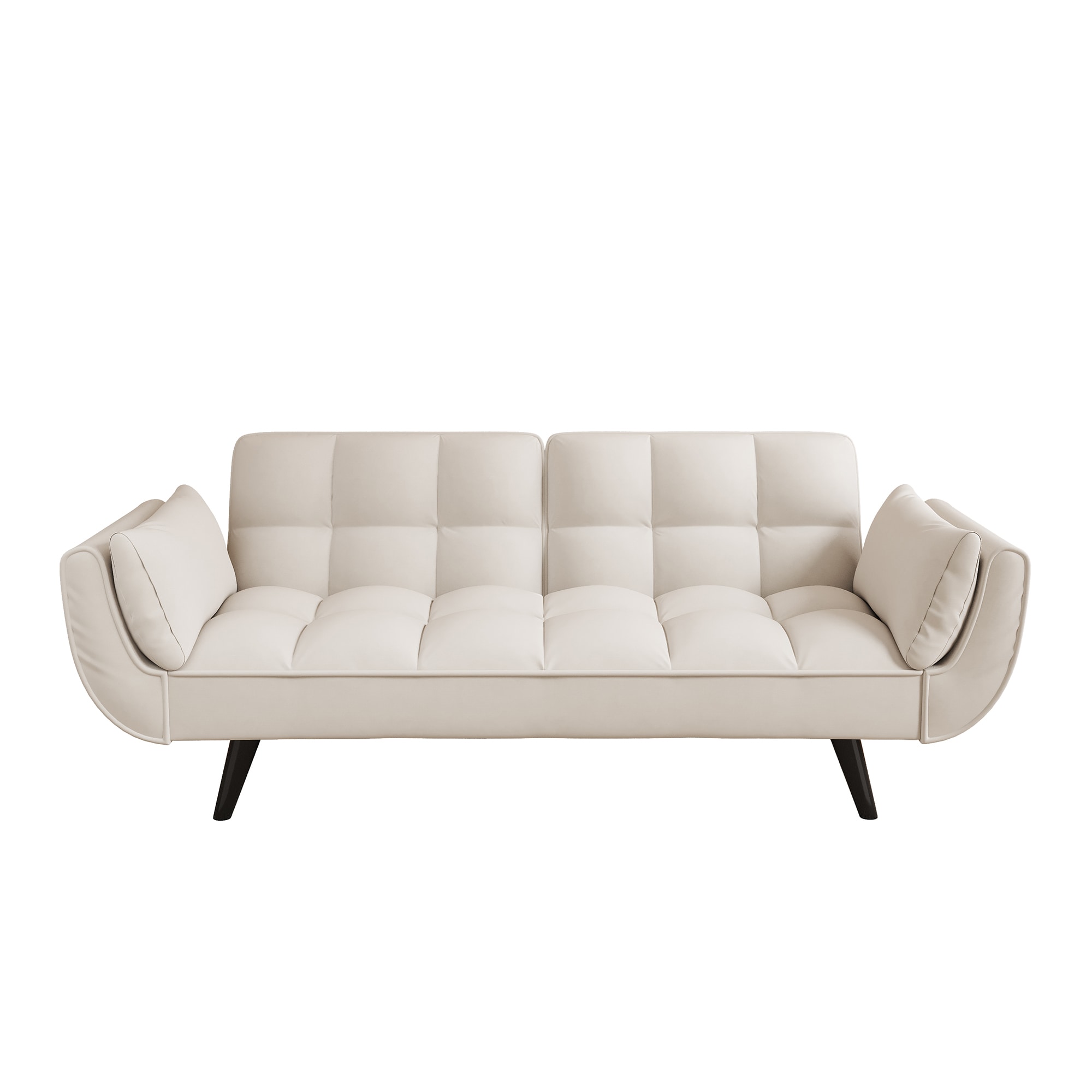 Bybafun YC5200017 Beige Contemporary/Modern Polyester Futon