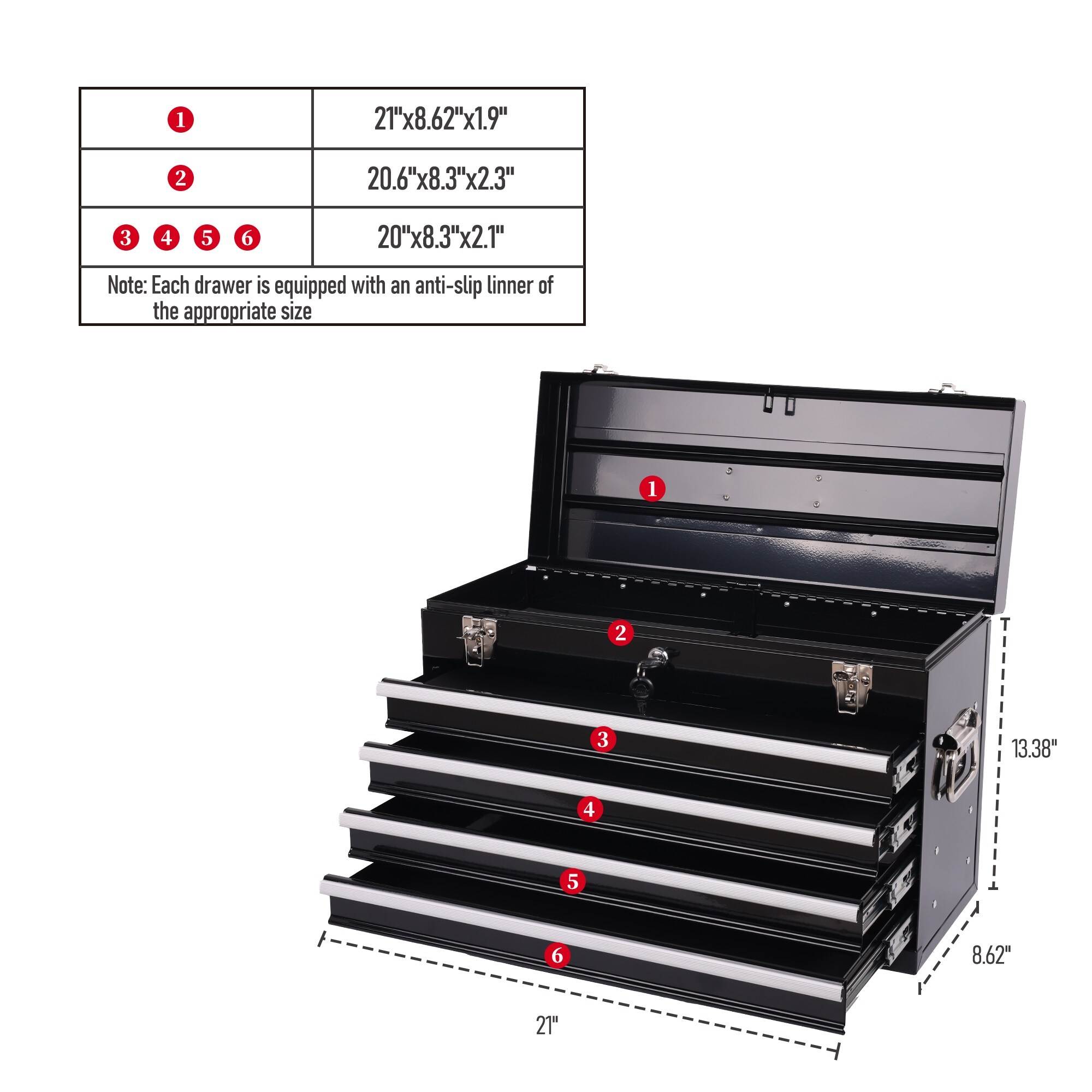 Boyel Living BL-EC30479 Tool-Chests - View #3