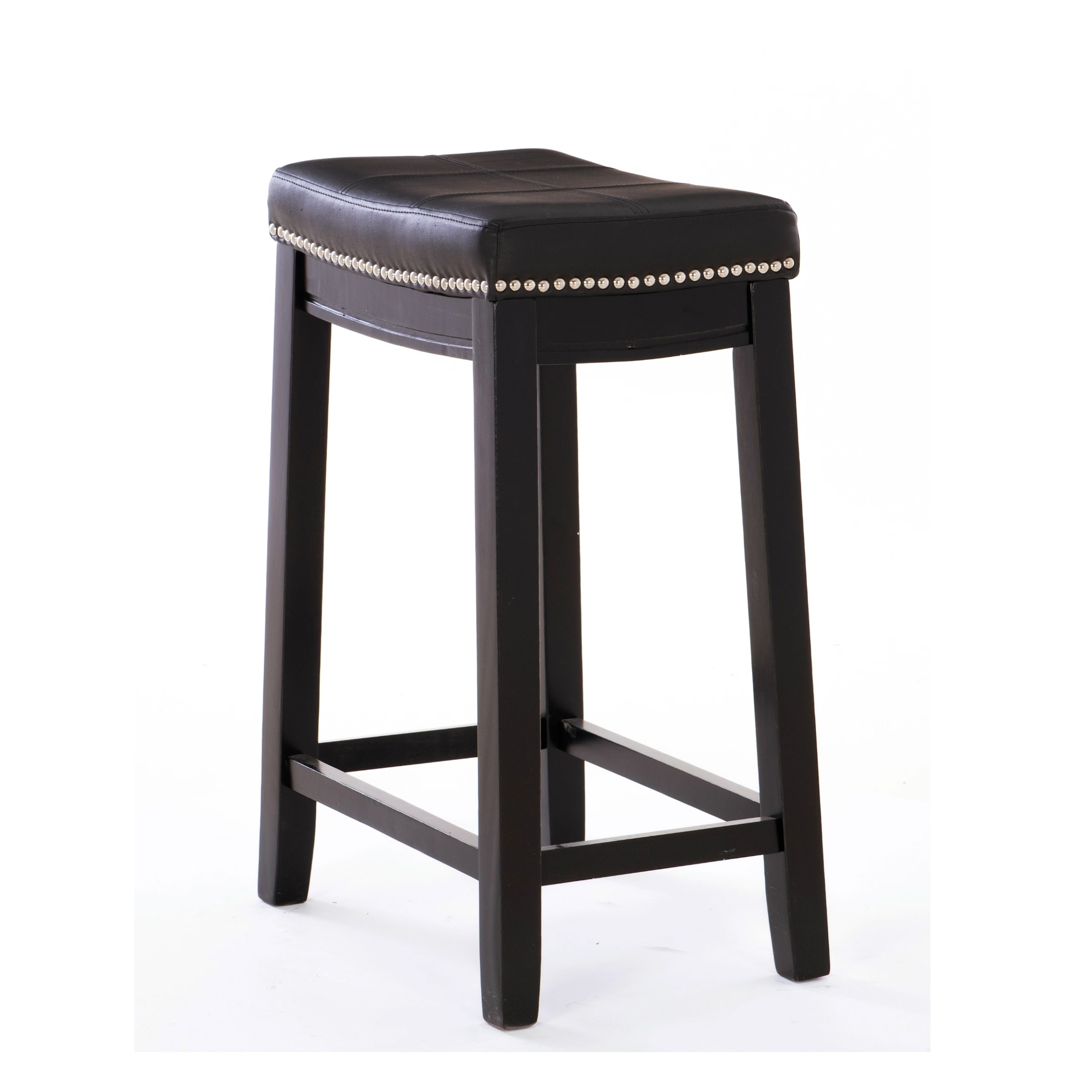 linon claridge counter stool black