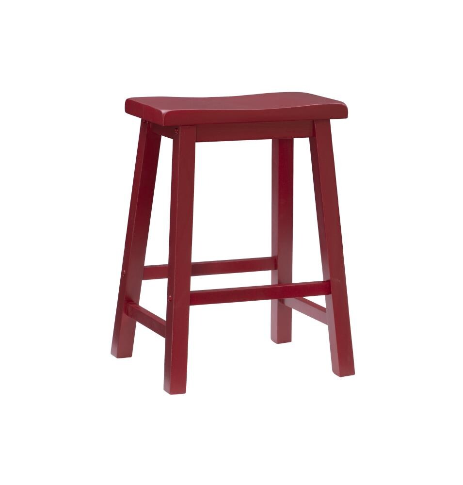 Powell Color Story Crimson Red Counter Stool in the Bar Stools ...