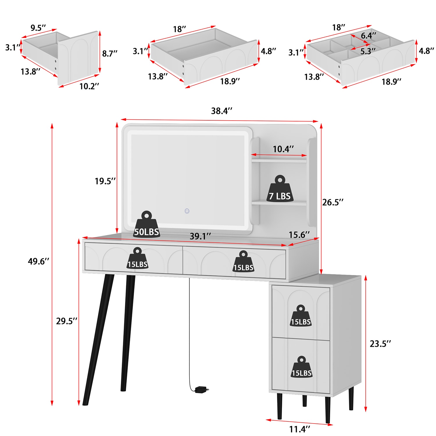 FUFU&GAGA KF210273-01 Bedroom-Vanities - View #17