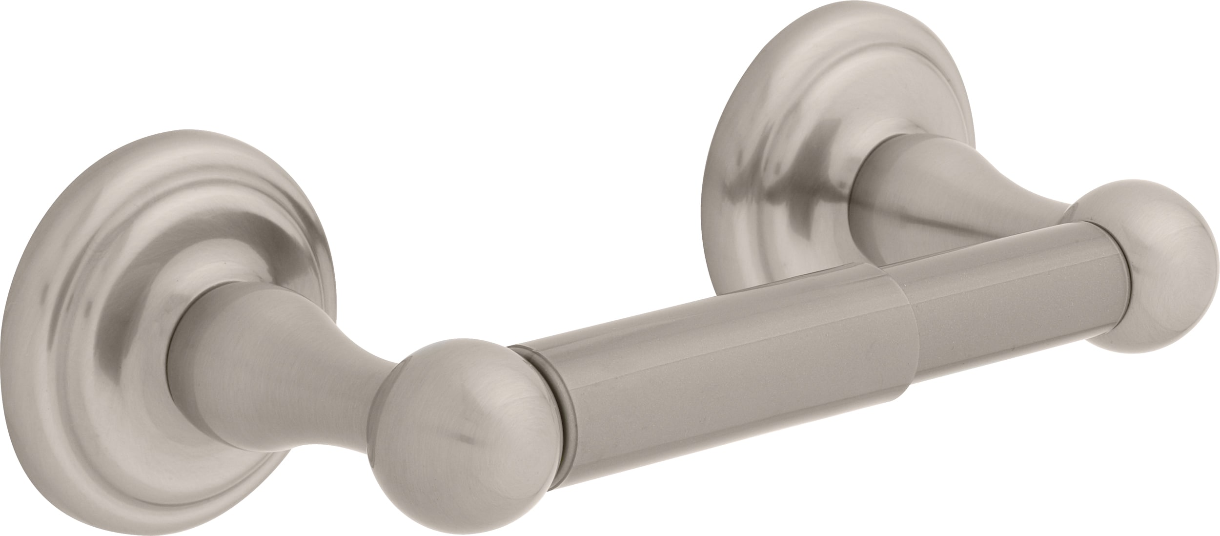 Franklin Brass 9008SN Jamestown Satin Nickel Wall mount Spring-loaded Toilet Paper Holder 1 -Rolls
