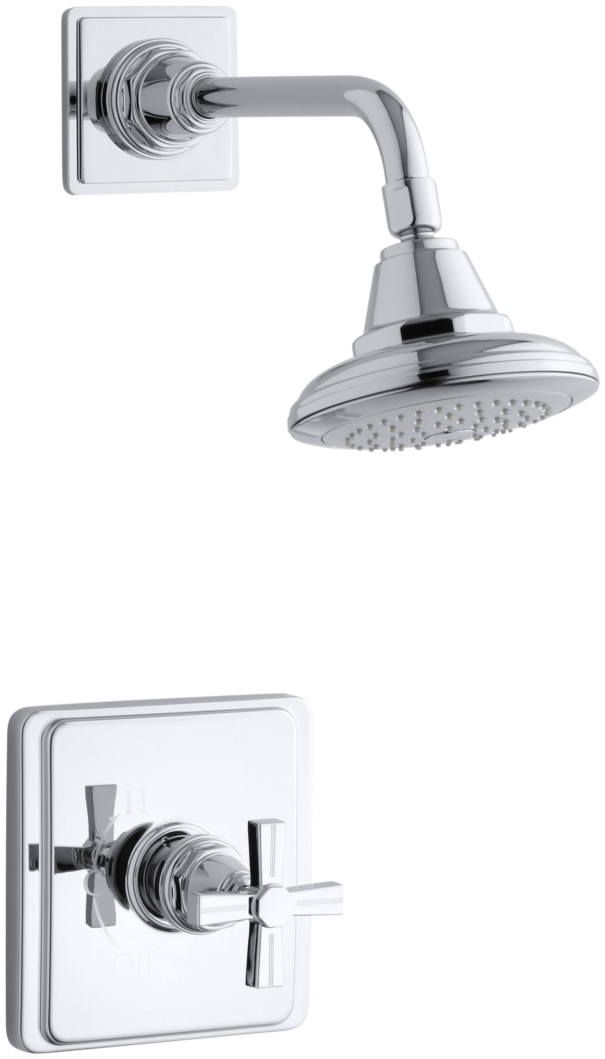 KOHLER T13134-3B-CP Pinstripe Polished chrome 1-handle