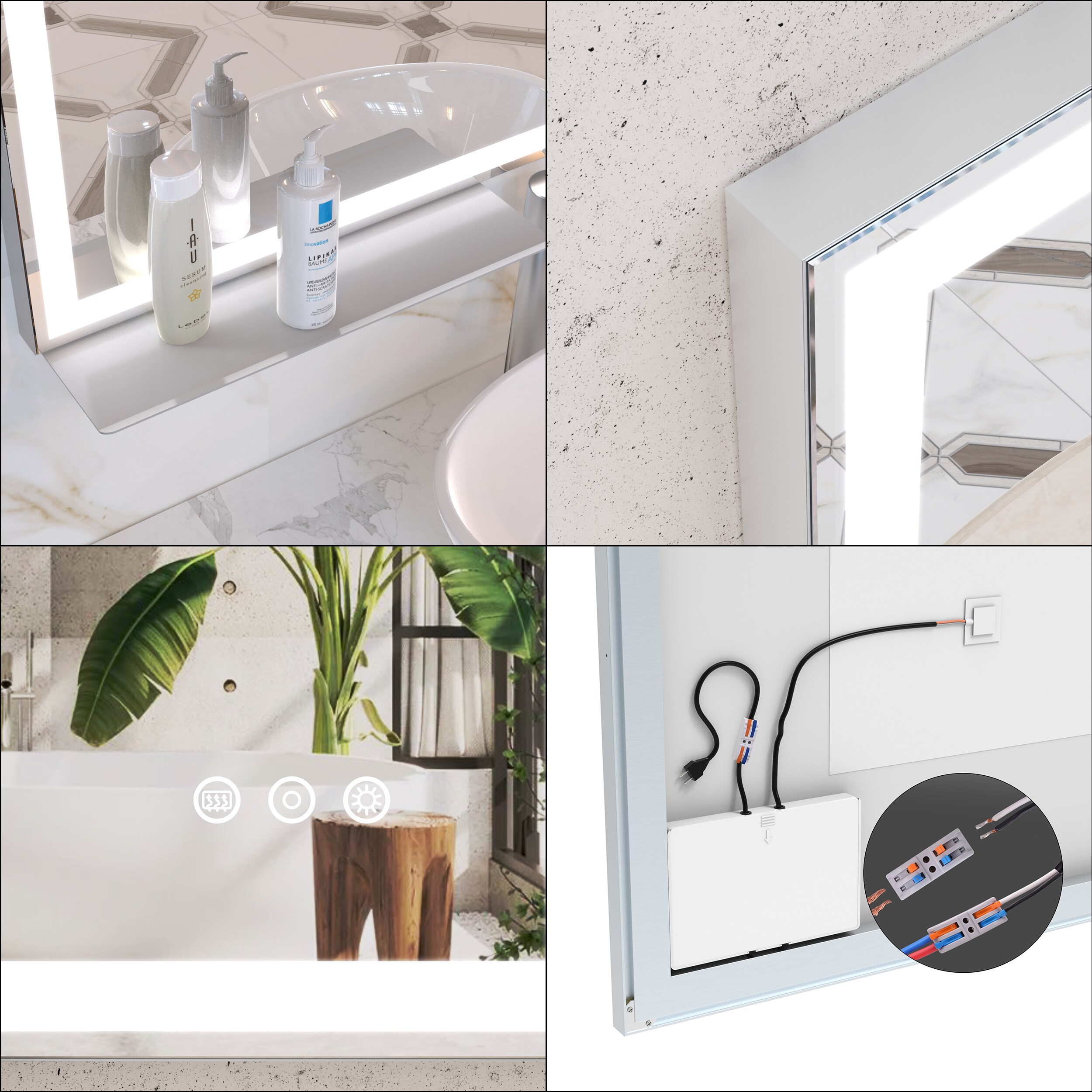 Forclover MF05-26NB2 Framed-Bath-Mirrors - View #8