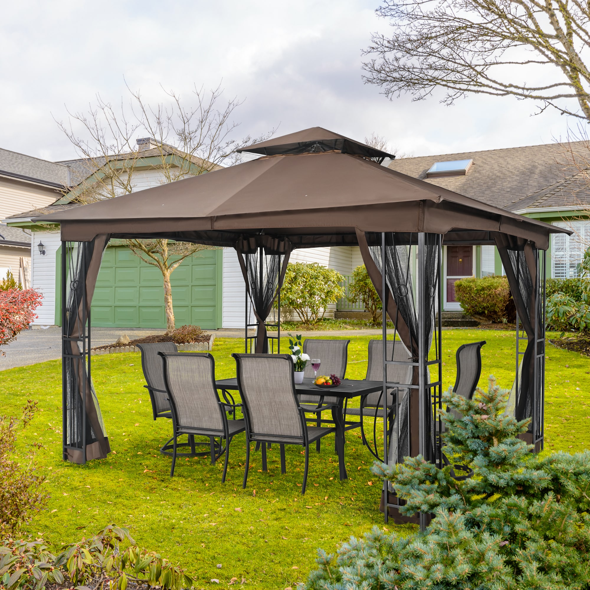  EL-ZPTY-Z-WL3 Wood-Resin-Gazebos - View #2