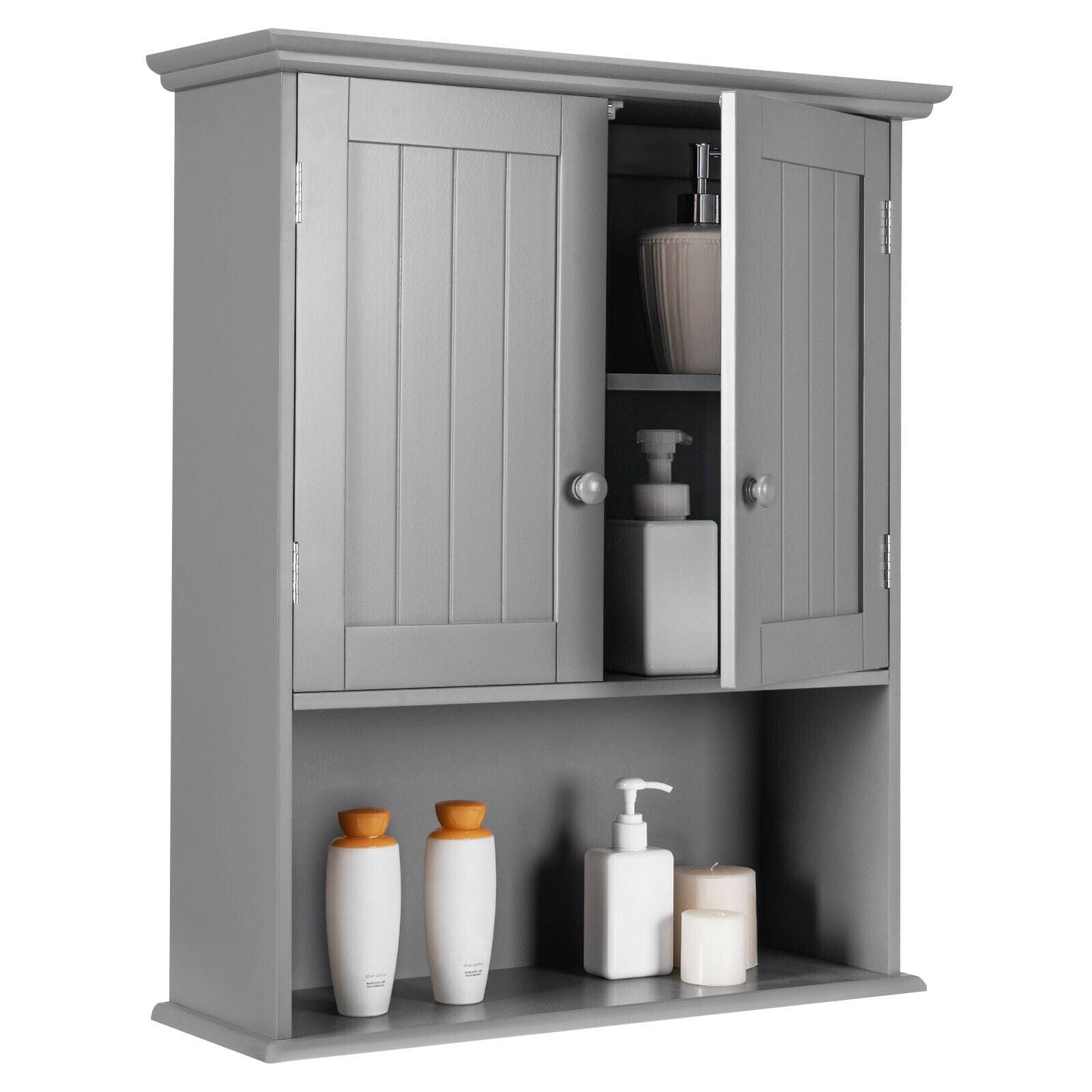 Forclover HYFC-BA930GR Bathroom-Wall-Cabinets - View #5