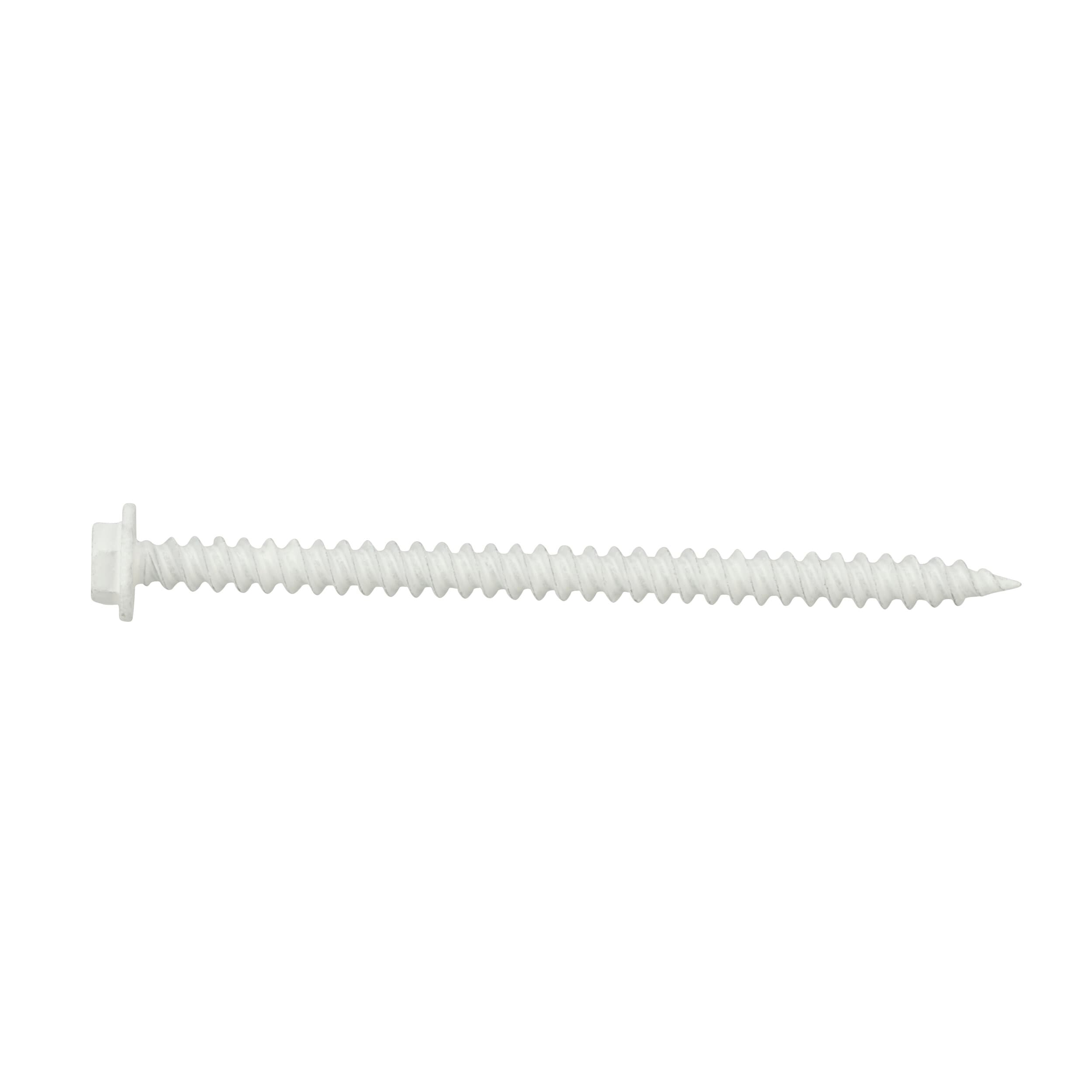 Bertha 47105 Eastern Metal Supply Screen Room Fasteners White Aluminum 25 -Pack