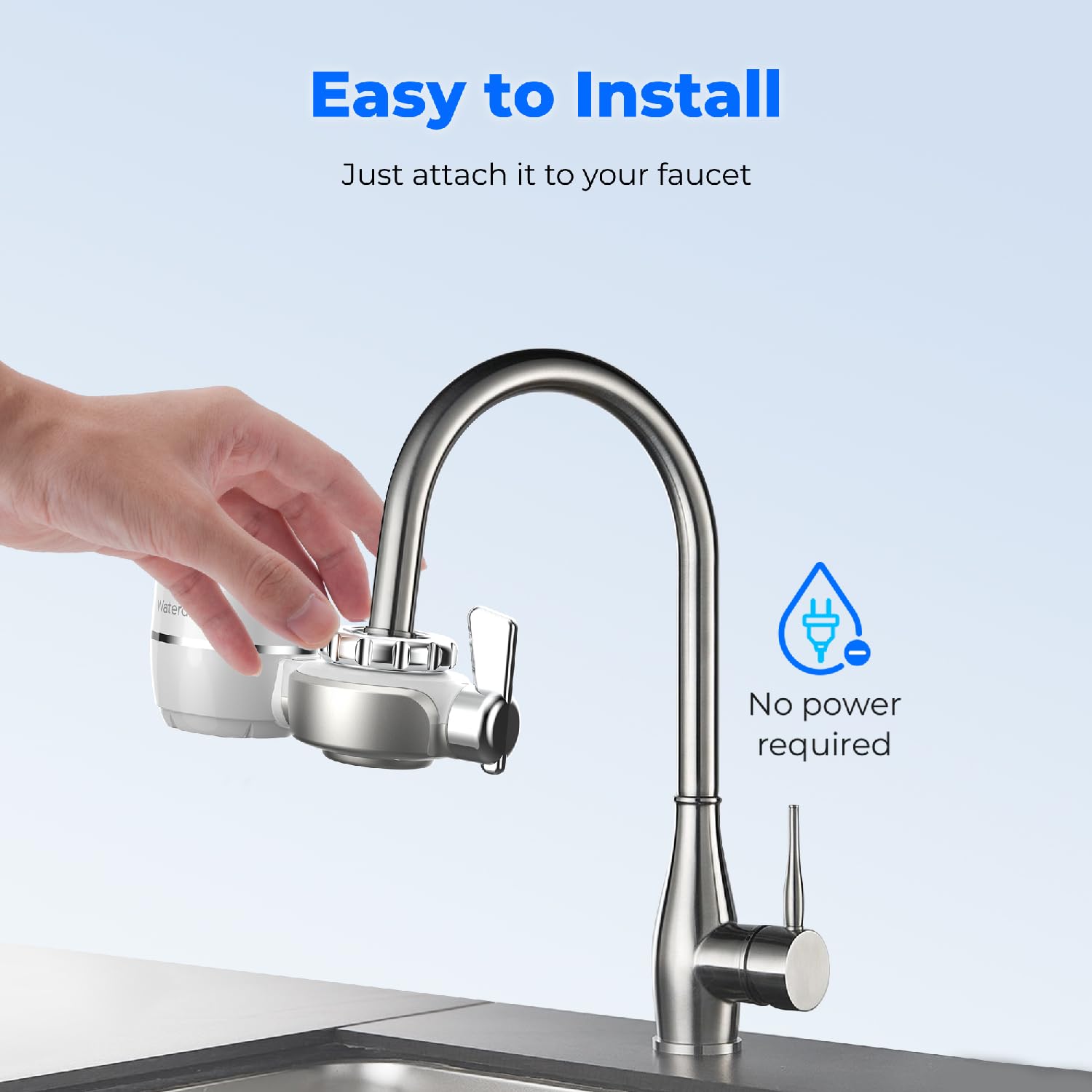 Waterdrop B-WD-FC-01Y Faucet-Mount-Filters - View #4