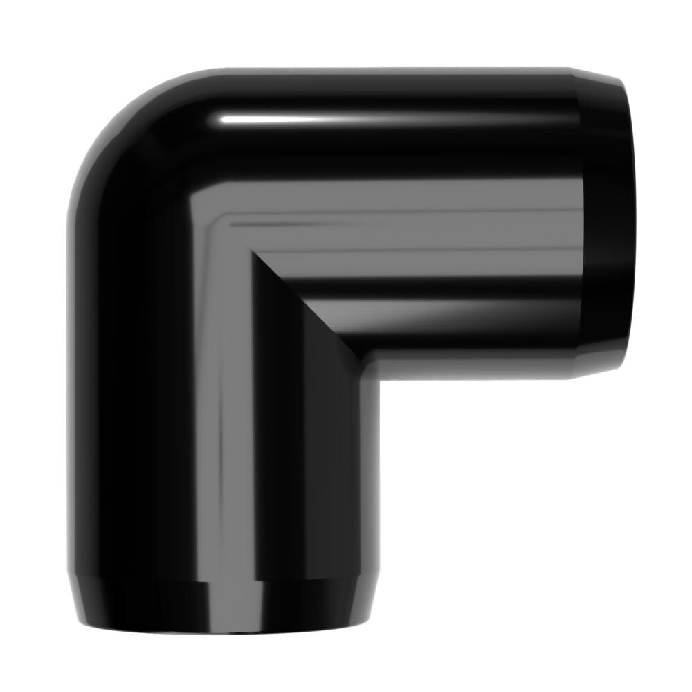 PVC Pipeworks 3/4-in 90-Degree PVC Elbow In Black (8-Pack) At Lowes.com