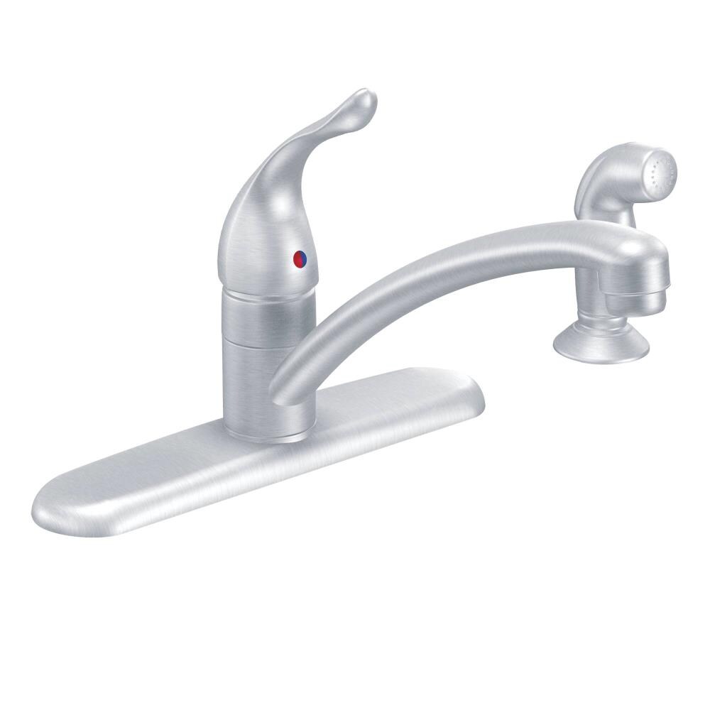 Moen Moen Chateau 1h Bc Kd W Spr In The Kitchen Faucets Department At Lowes Com