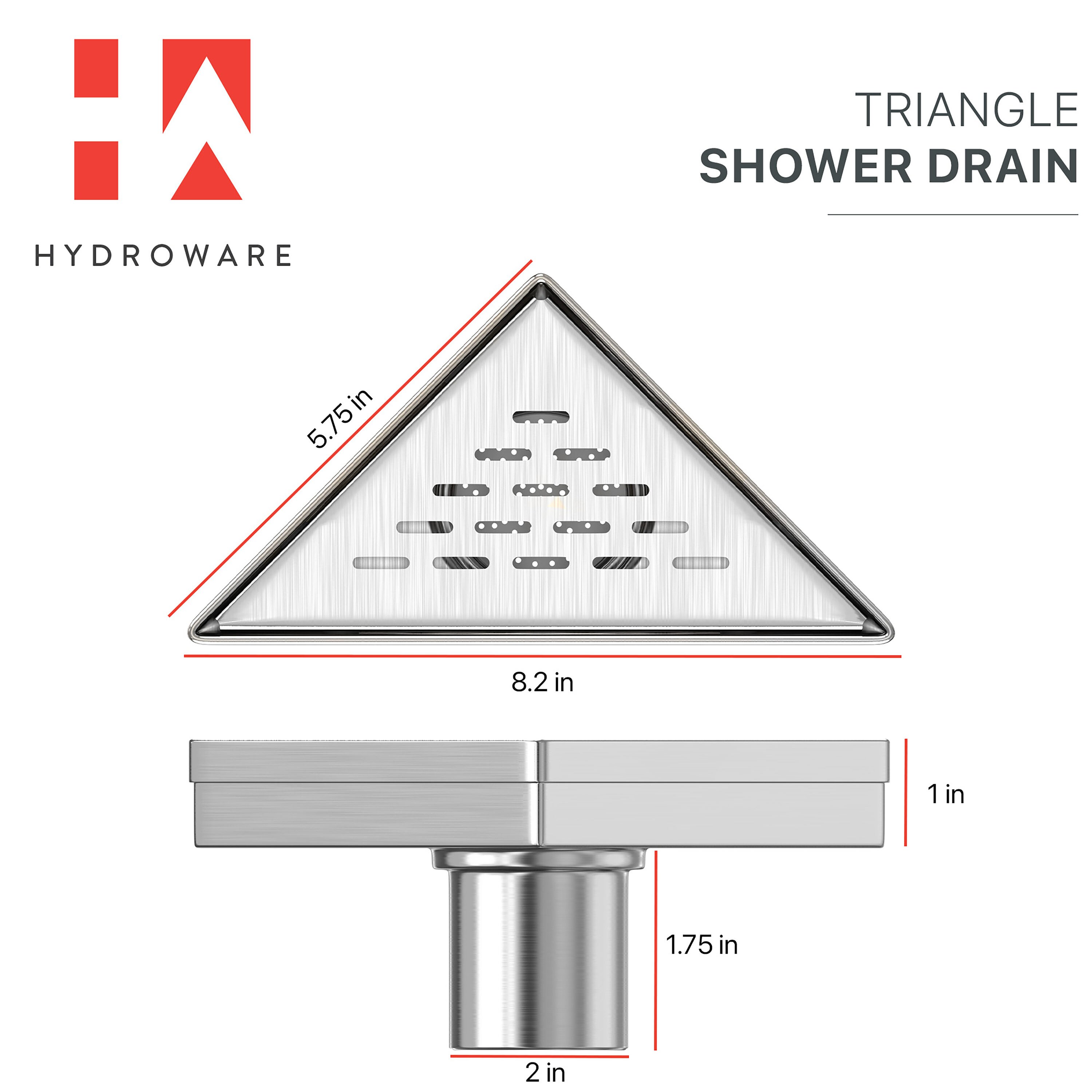 Oatey 5.75'' W Drain Stopper Shower Drain