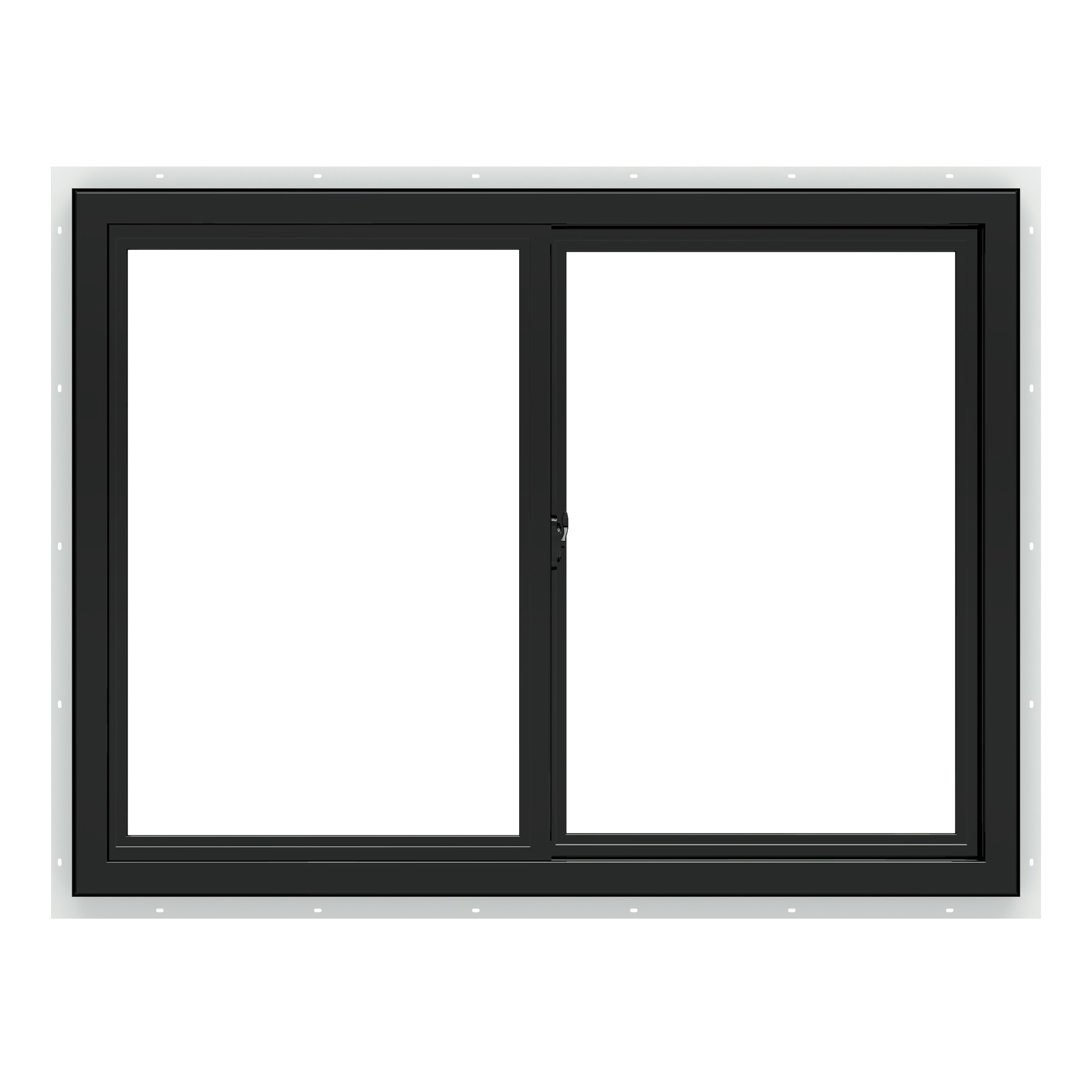 Pella Impervia Series 47-1/2-in X 35-1/2-in X 3-in Jamb Left-operable ...