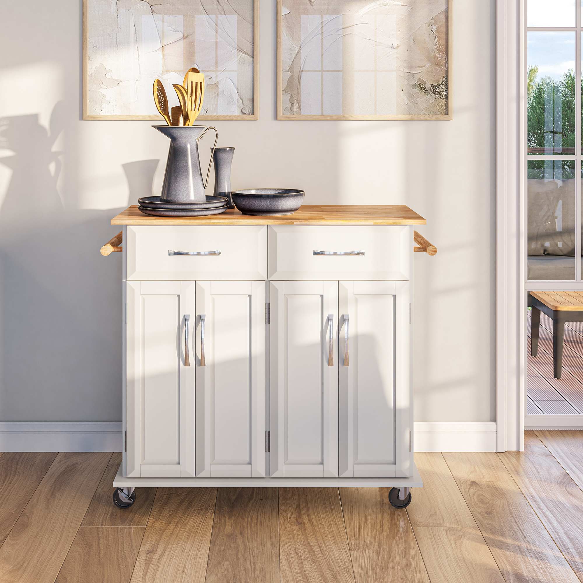 Belleze 014-HG-40901-WH Kitchen-Furniture - View #7