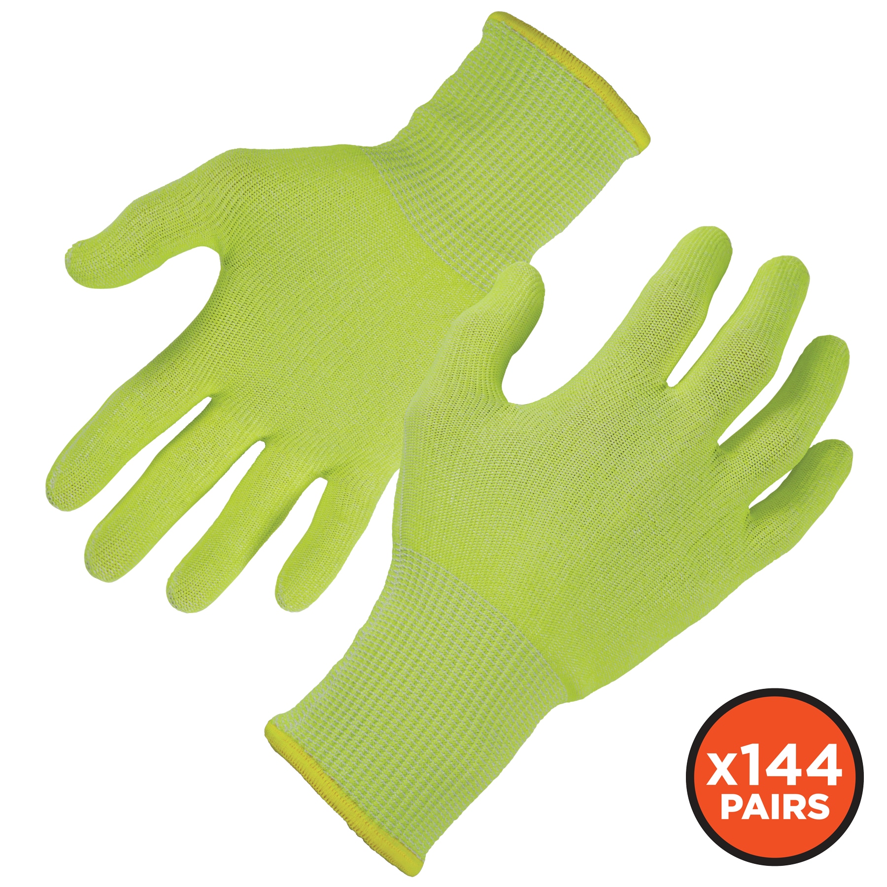 Ergodyne ProFlex 7021 Hi-Viz Nitrile Coated Cut Resistant Gloves