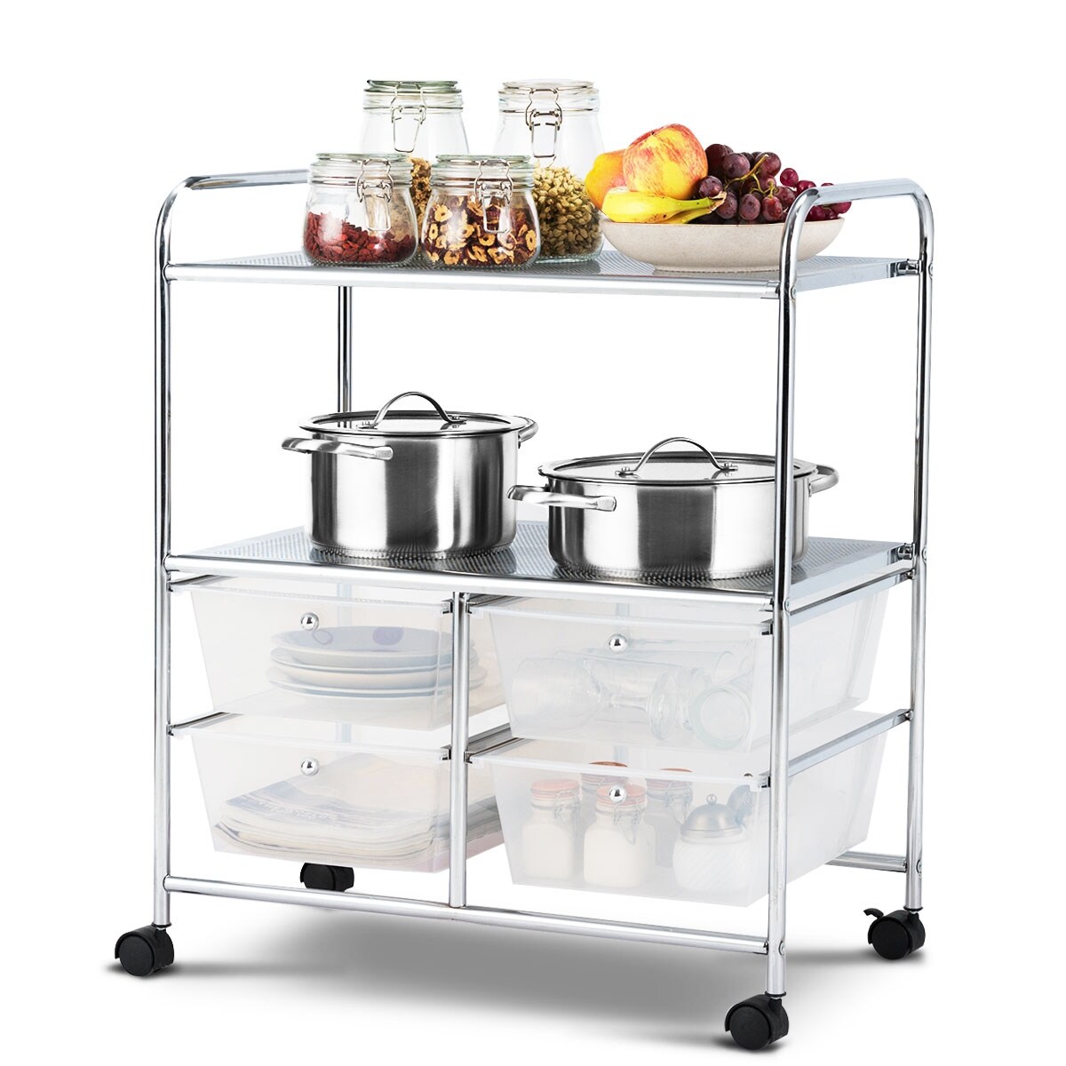 Costway HW54070CL Office-Carts - View #6