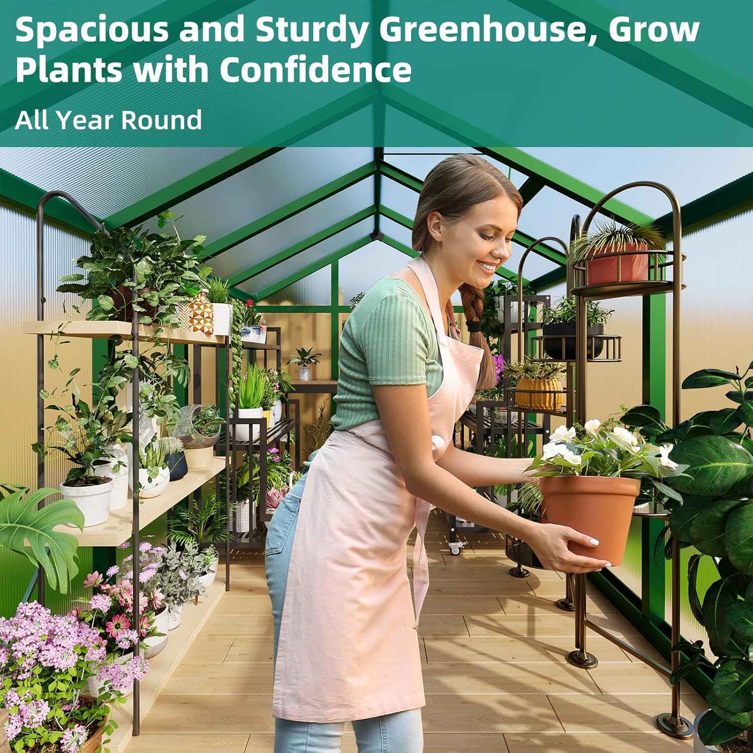 Qeetex DHZ-PHO-15HN9E8T greenhouses - View #2