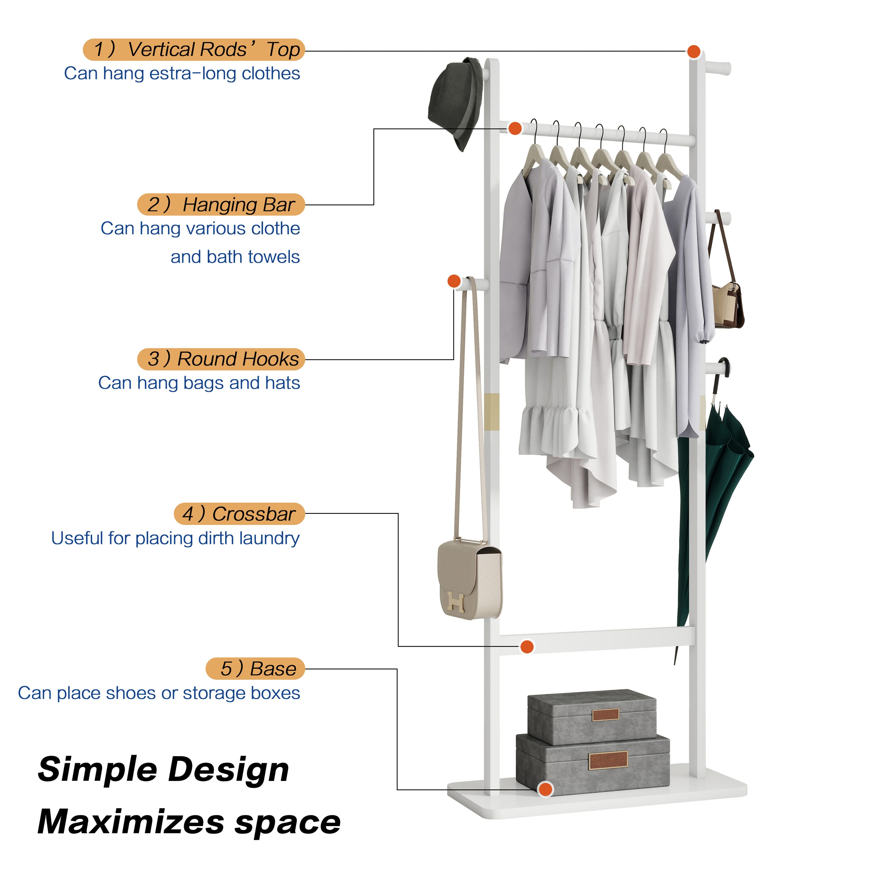 EXTRAUP YHLW2987P225476 Coatrack-Stands-Pedestals - View #4
