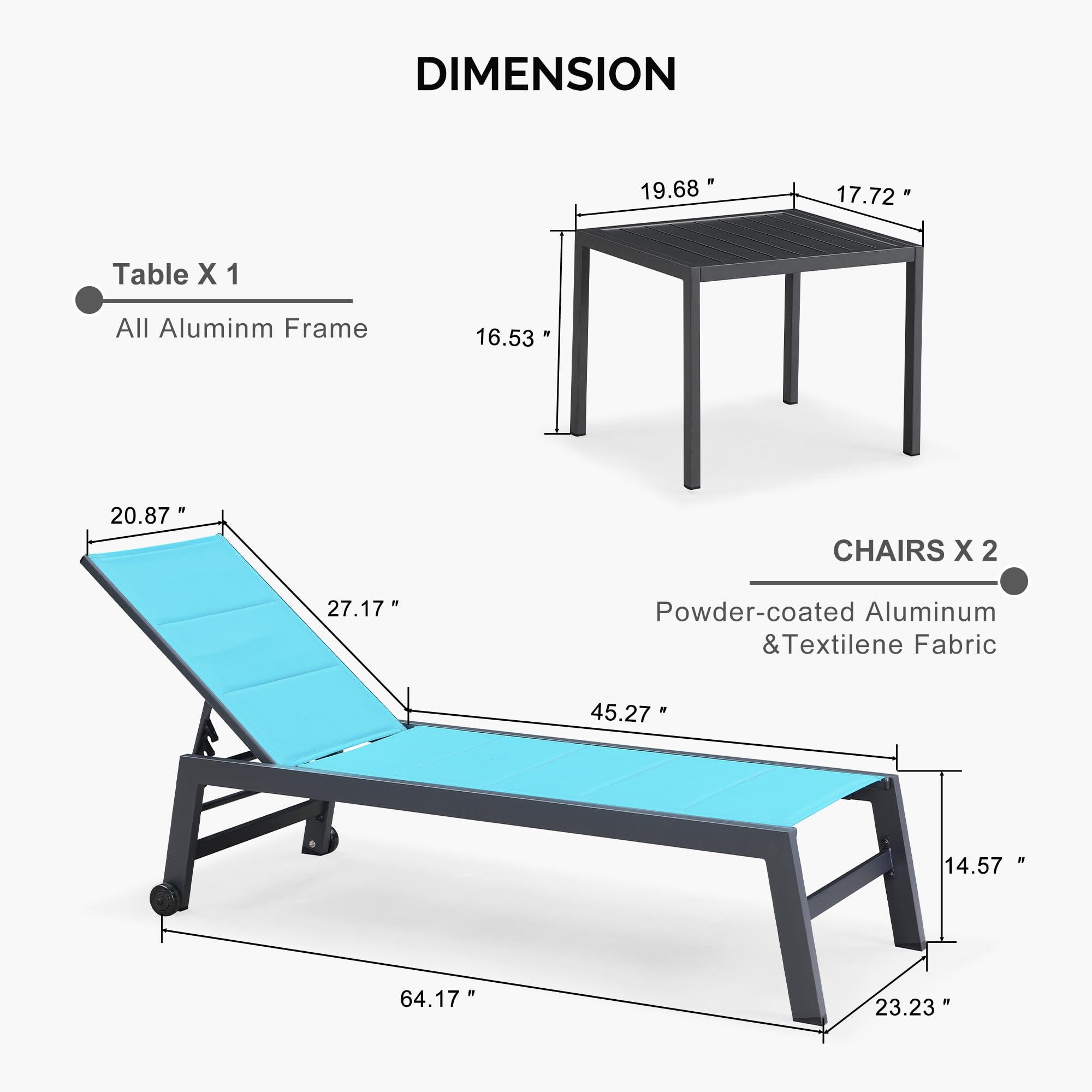 PURPLE LEAF LS04-CLS03-XJ-JMBL Patio-Chairs - View #2