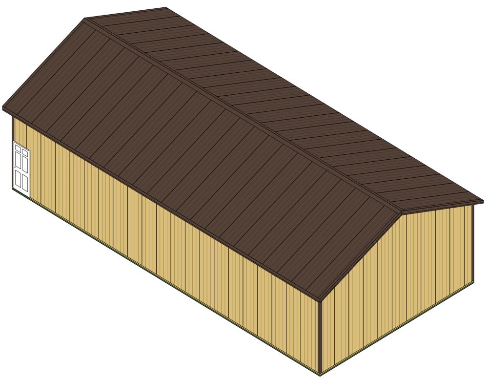 MASTER Building Components BKL32641225 Pole-Barn-Kits - View #2