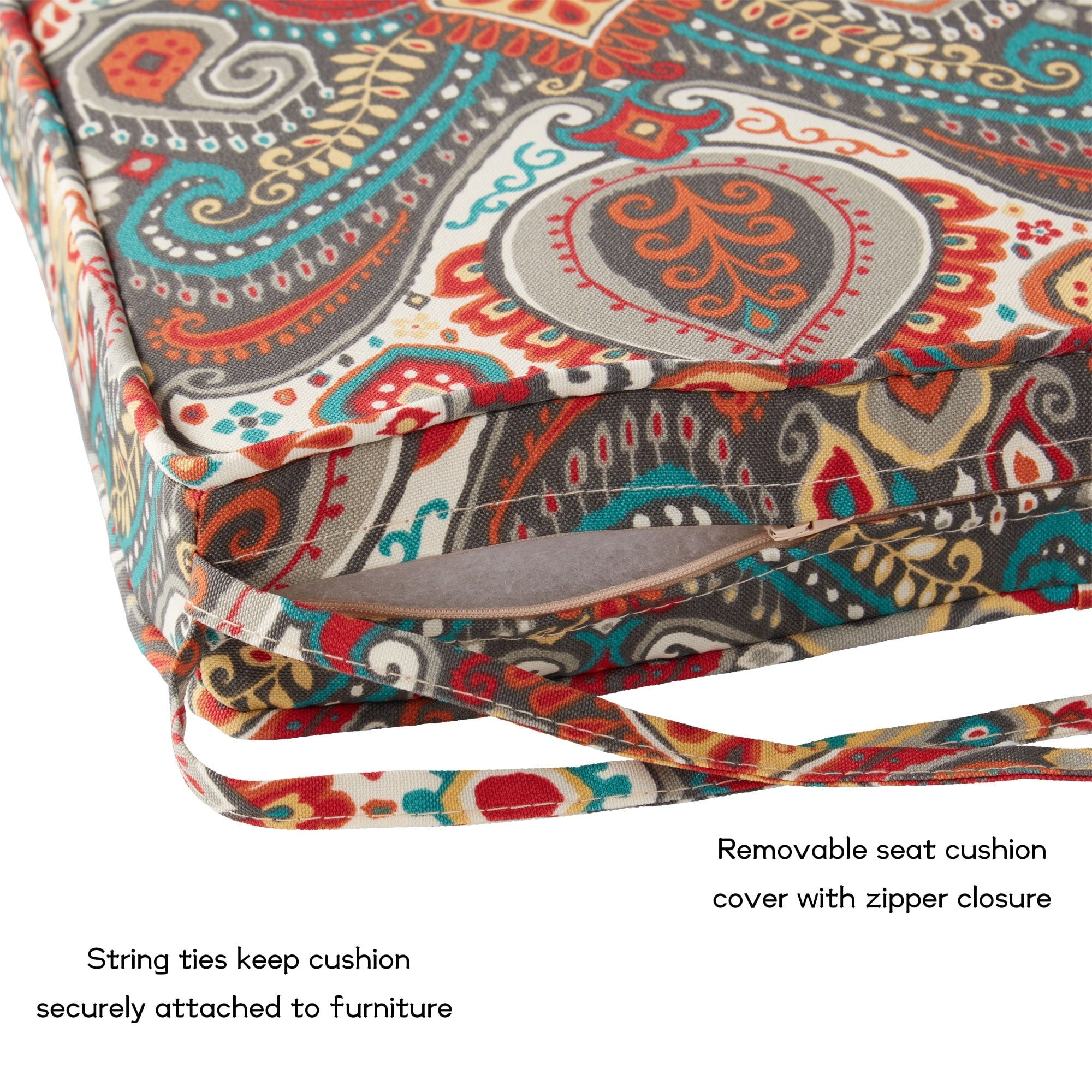 Greendale Home Fashions OP2100S4-ASBURYPARK Patio-Furniture-Cushions - View #4