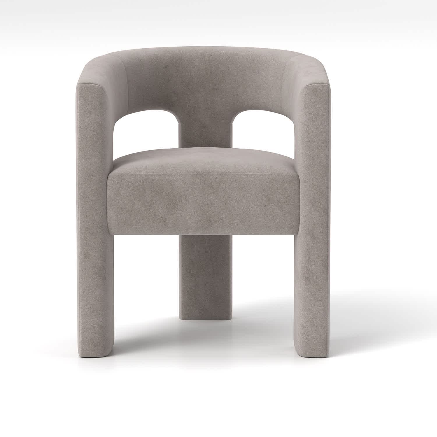 SEYNAR XY709-GREY-S4 Dining-Chairs - View #2
