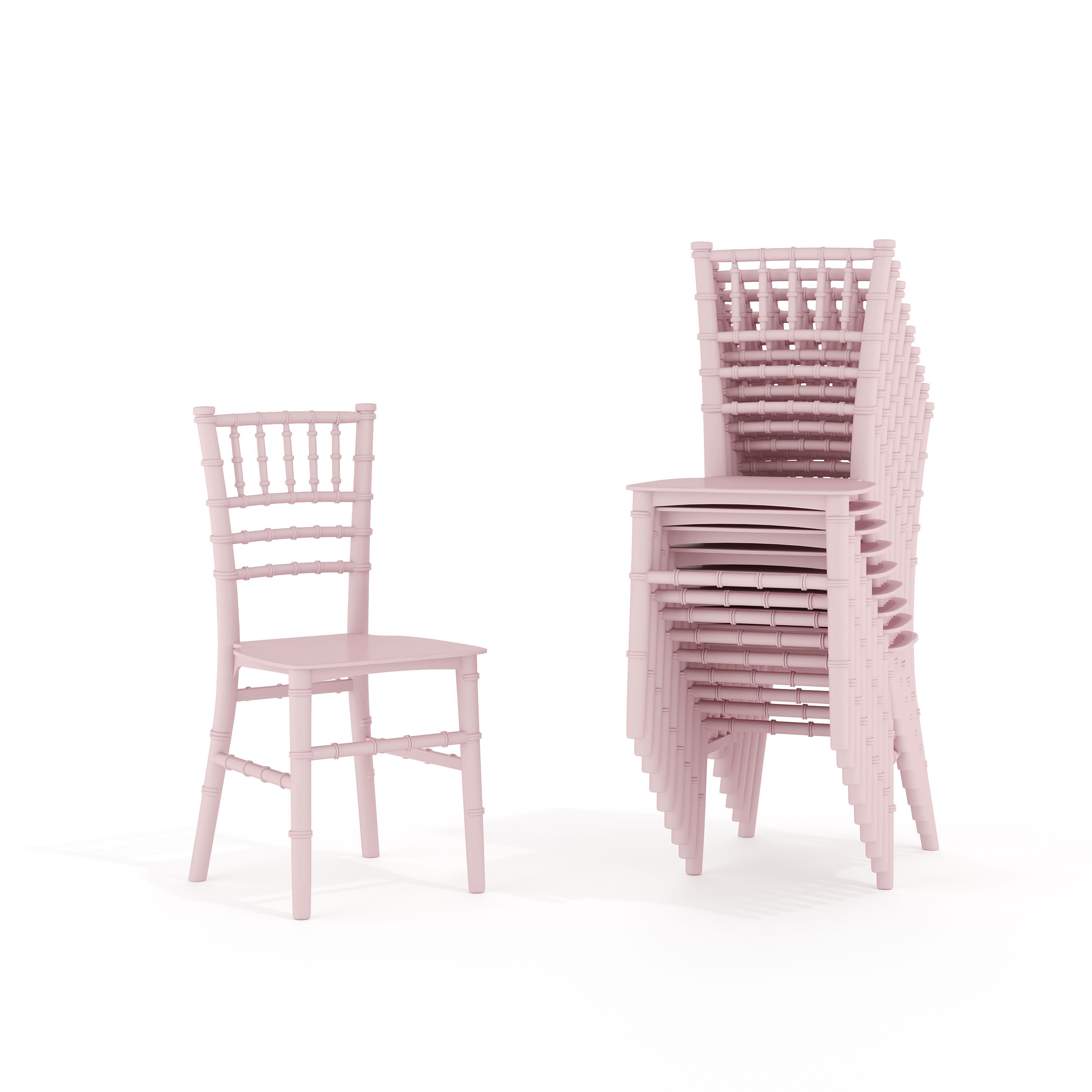 Flash Furniture 889142046172 HERCULES Set of 10 Child Size Pink Chiavari Chairs – Durable Resin Kids Chairs for Weddings; Parties and Everyday Use