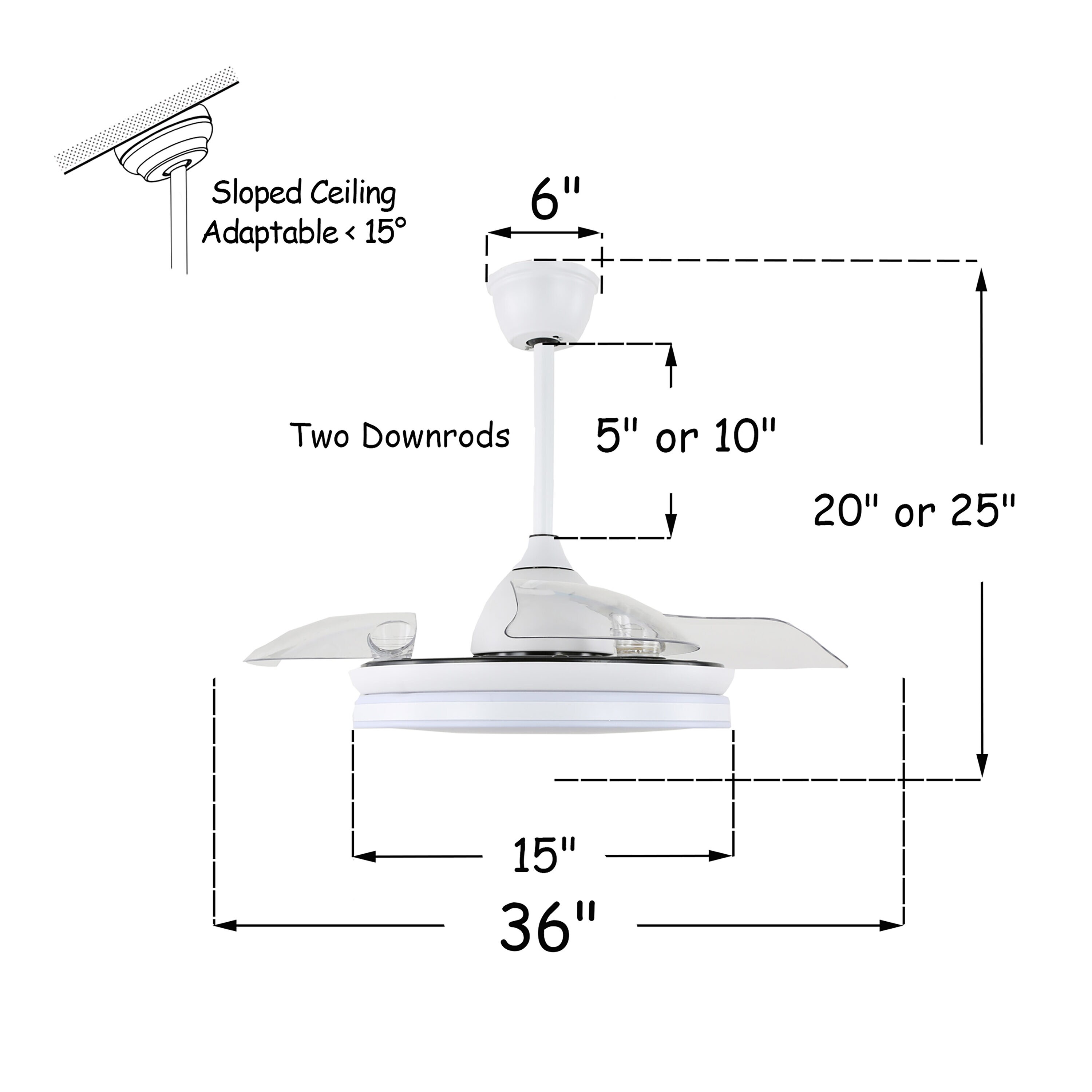 Cusp Barn BD4252-W Ceiling-Fans - View #7