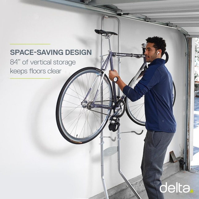 Delta Design 2 Bike Michelangelo Gravity Stand, Silver