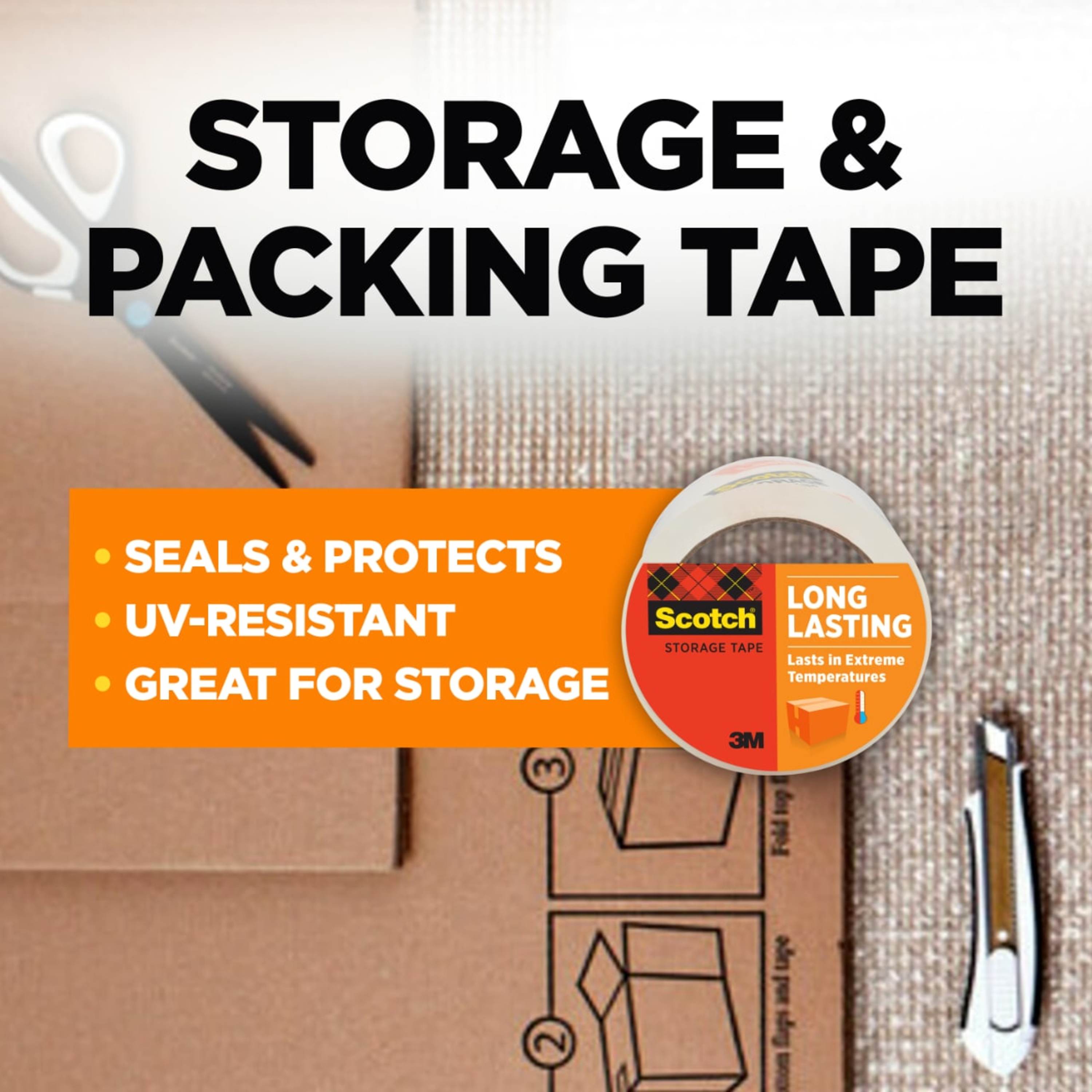 Scotch 3650-RD-12WC Packaging-Tape - View #2