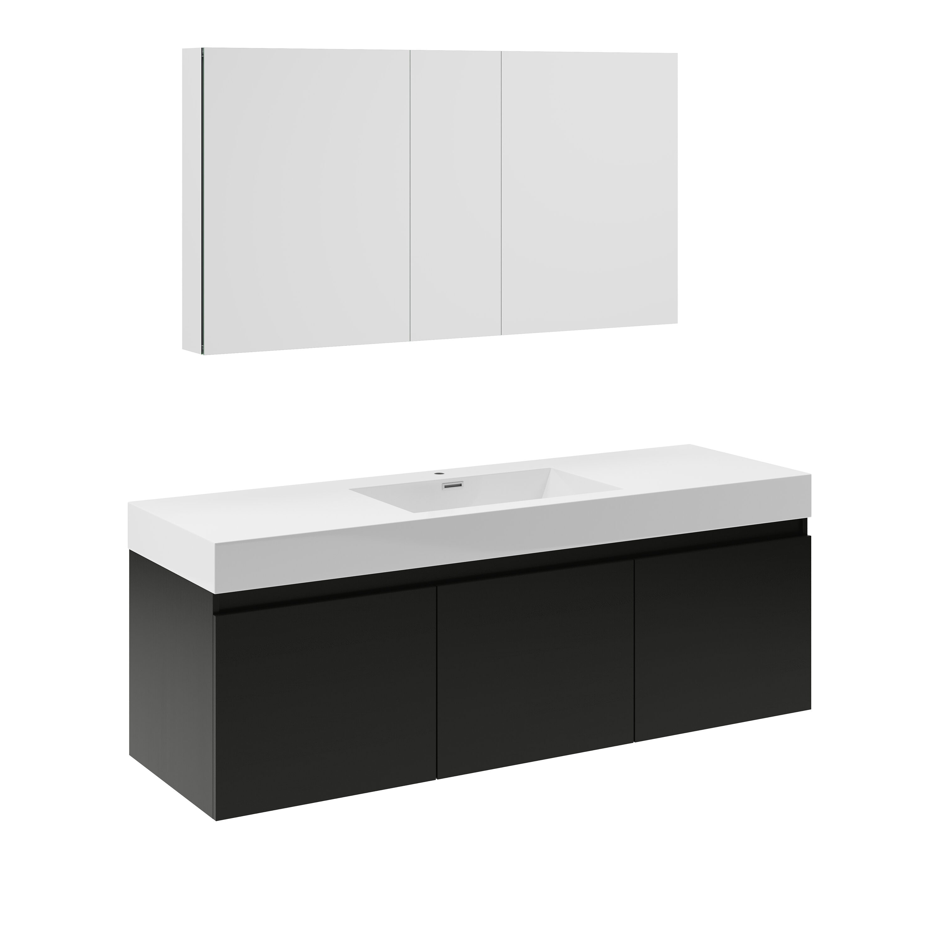 Fresca FVN8041BW Bath-Vanity-Combo - View #2