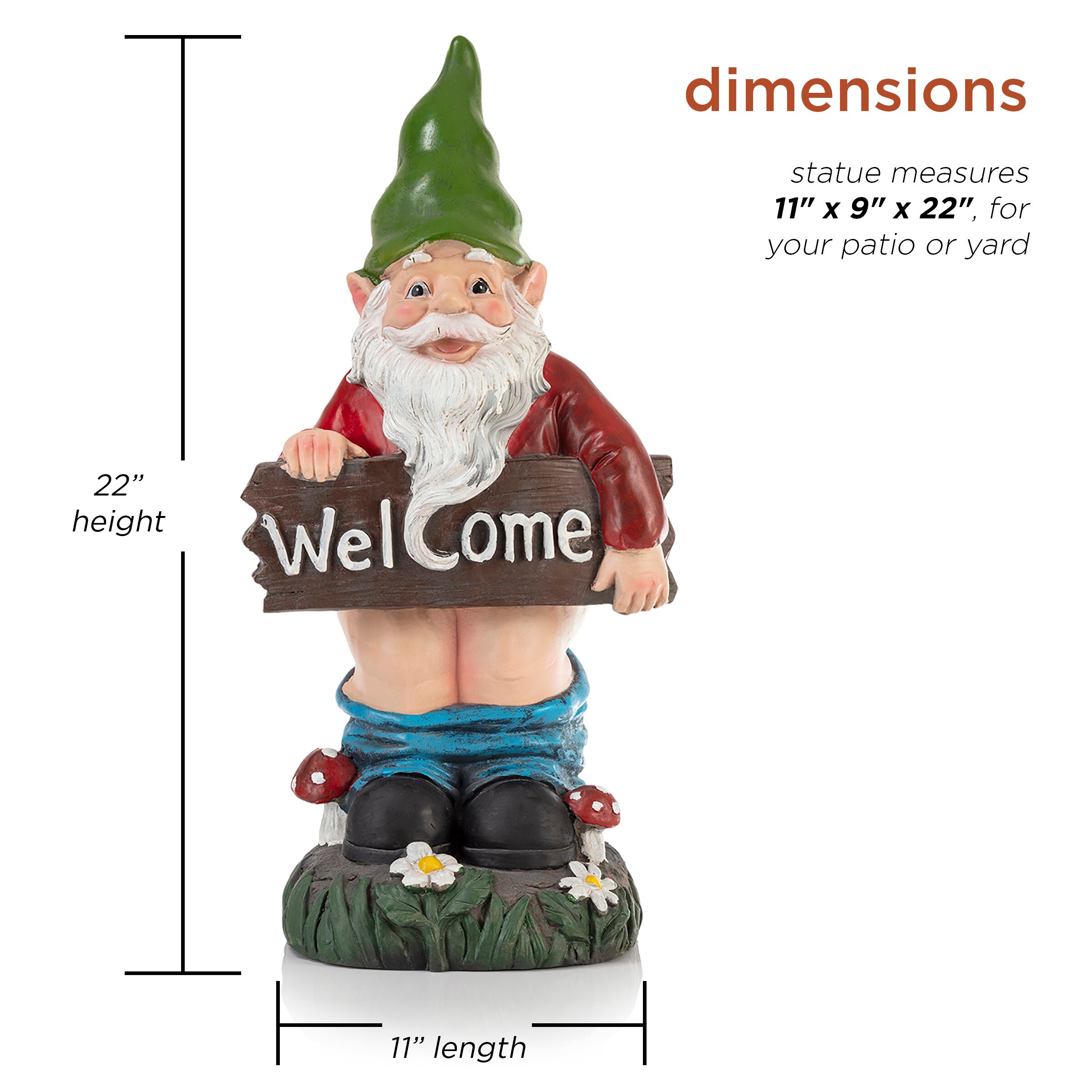 Alpine Corporation ZEN242 Garden-Statue - View #3