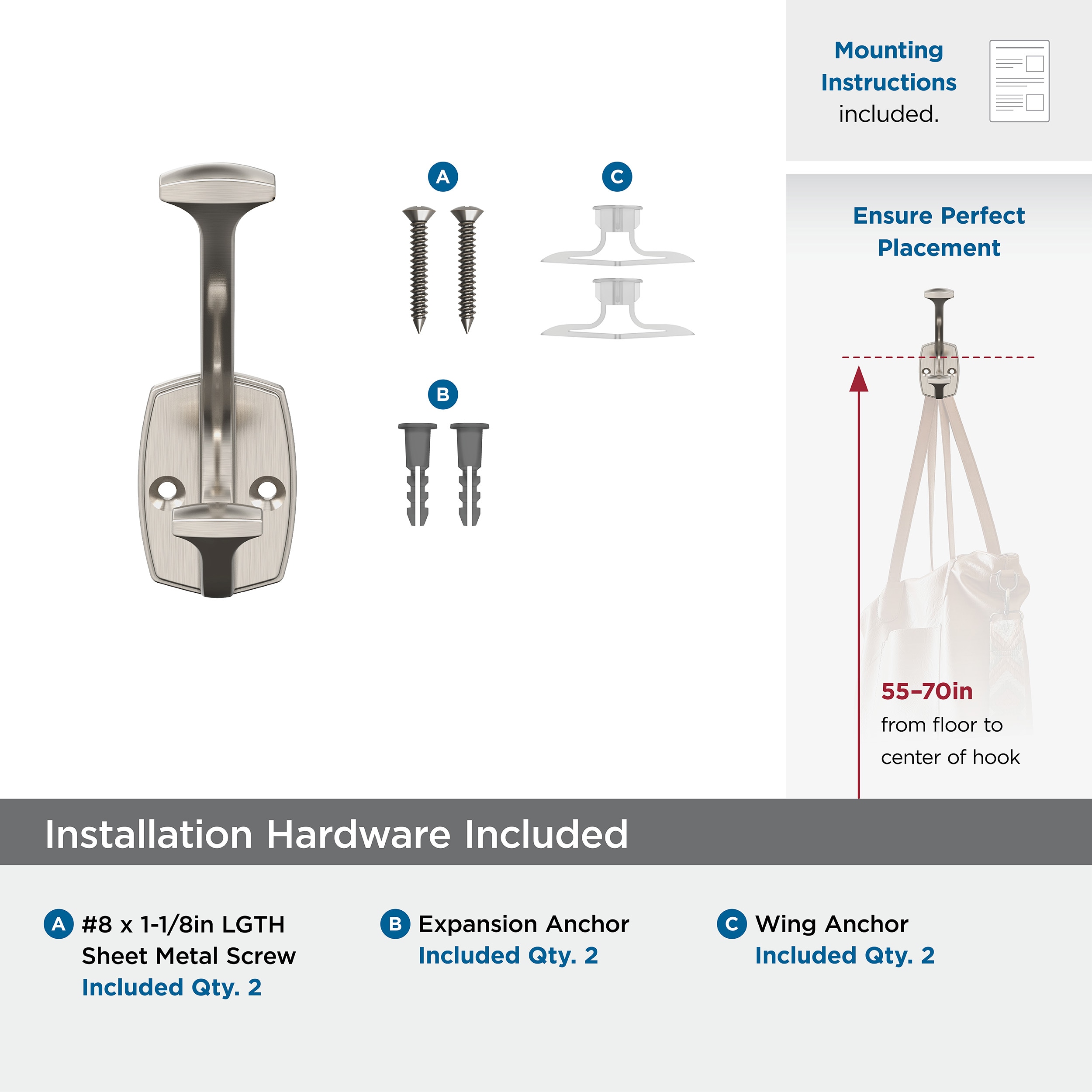 Amerock H37001G10 Decorative-Wall-Hooks - View #8