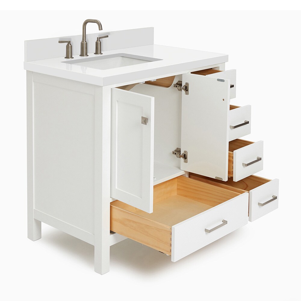 ARIEL A037SLWQRVOWHT Bath-Vanity-Combo - View #5
