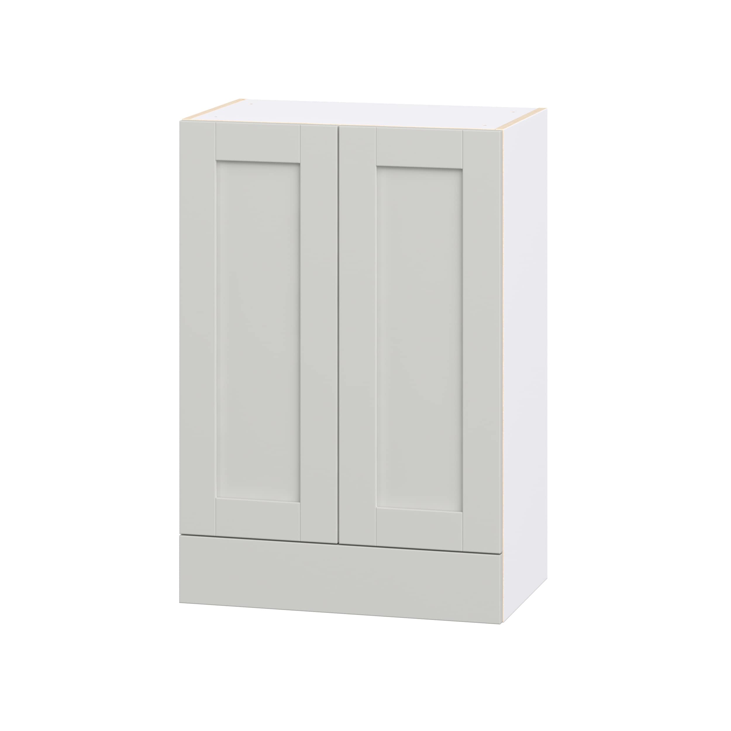 Hugo&Borg DSW2435-2A-CH Charlesberg 24-in W x 35-in H x 14.75-in D Light Gray Wall Fully assembled Cabinet Flat Panel Shaker