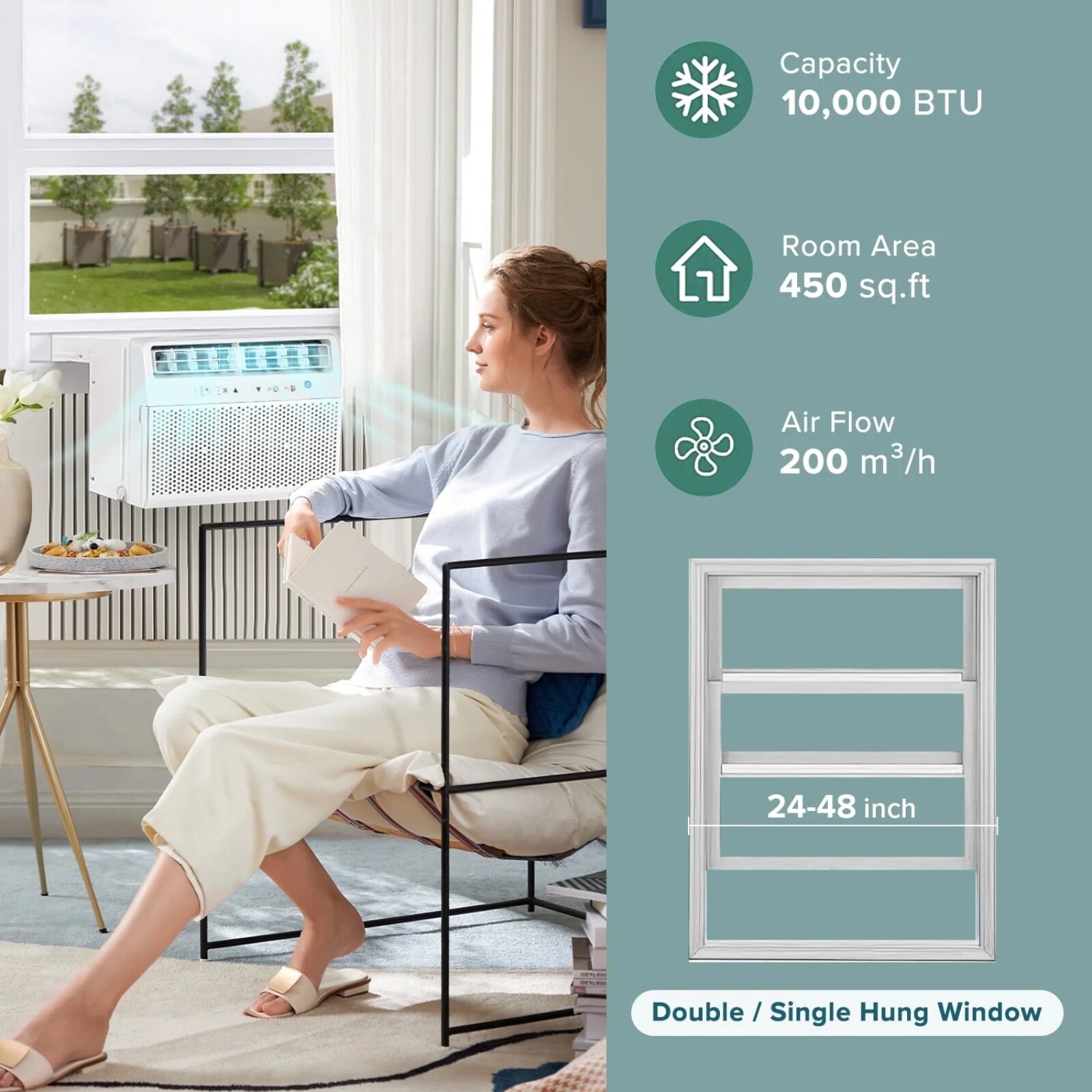 Antarctic Star LSAS-A5416W-10K Window-Air-Conditioners - View #4