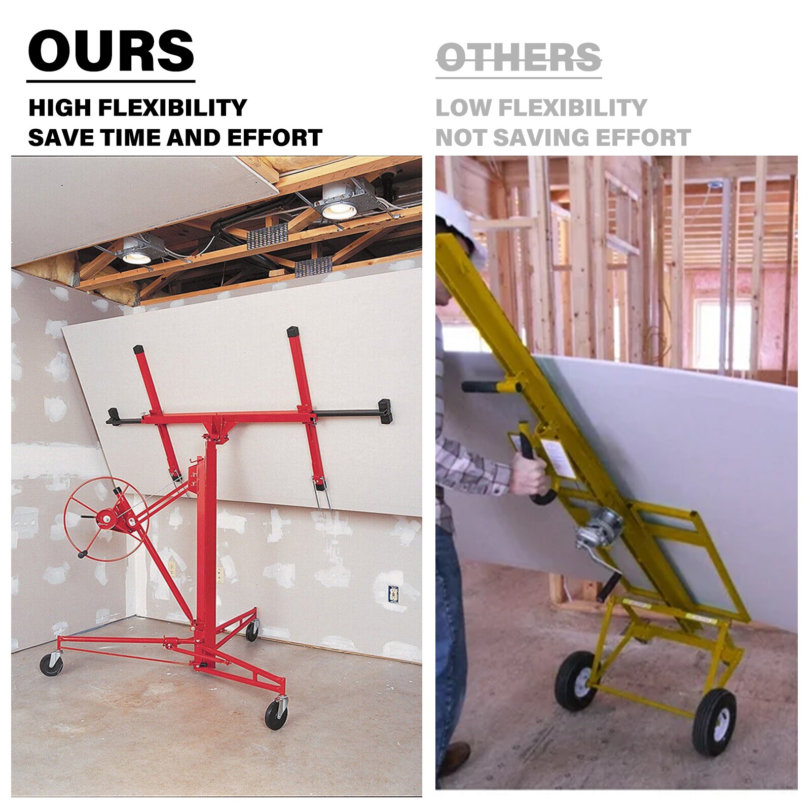 Marshalltown Panel LIfter 14.5-ft H x 51-in L x 21.25-in W Steel Drywall Lift